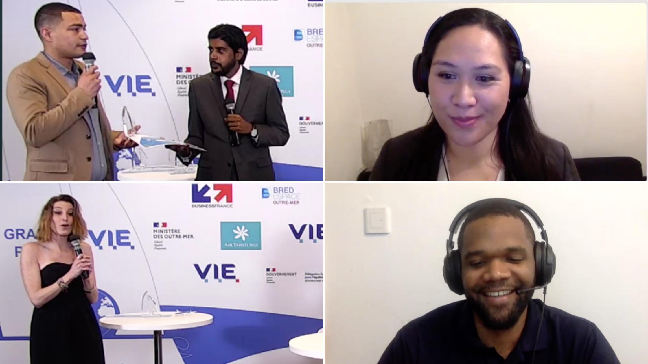 1er Grand Prix VIE des Outre-Mer : Quatre jeunes des Outre-mer récompensés