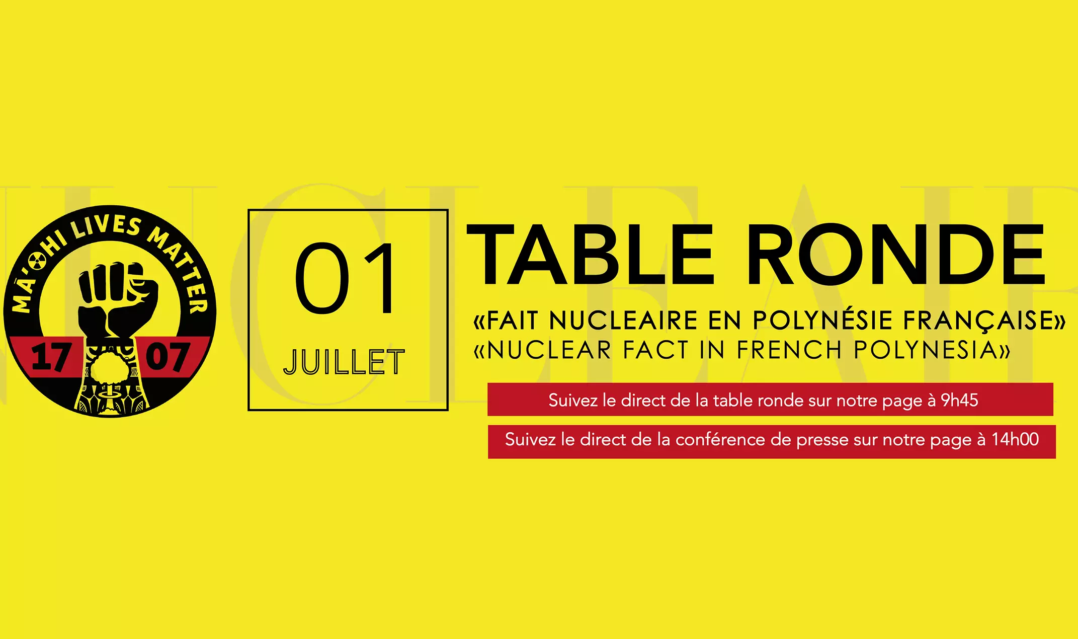 Le collectif « Fait nucléaire en Polynésie » organise sa contre table ronde