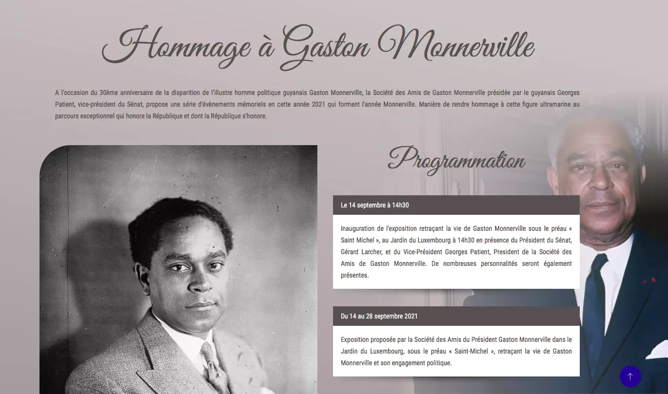 Outremers360 met en place un site dédié au trentenaire de la disparition de Gaston Monnerville