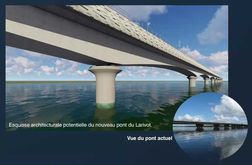 Guyane : Le nouveau pont du Larivot, une « infrastructure majeure et nécessaire » a indiqué Barbara Pompili