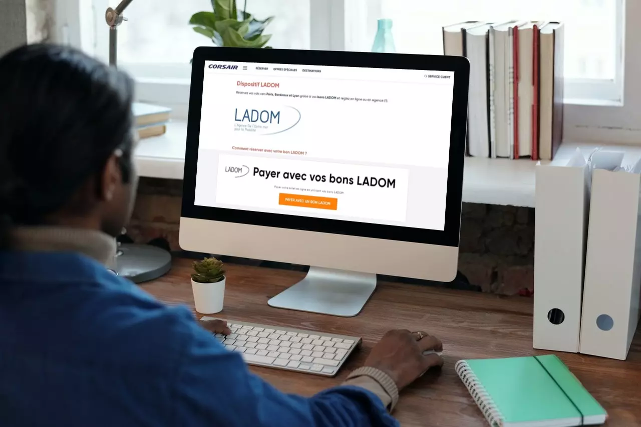 Continuité territoriale : Corsair propose de réserver un vol en ligne avec un bon LADOM, une première en Outre-mer