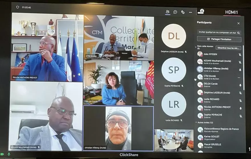 Livre Blanc des Régions : Carole Delga, présidente de l'association Régions de France s'entretient avec les présidents des régions d'Outre-mer