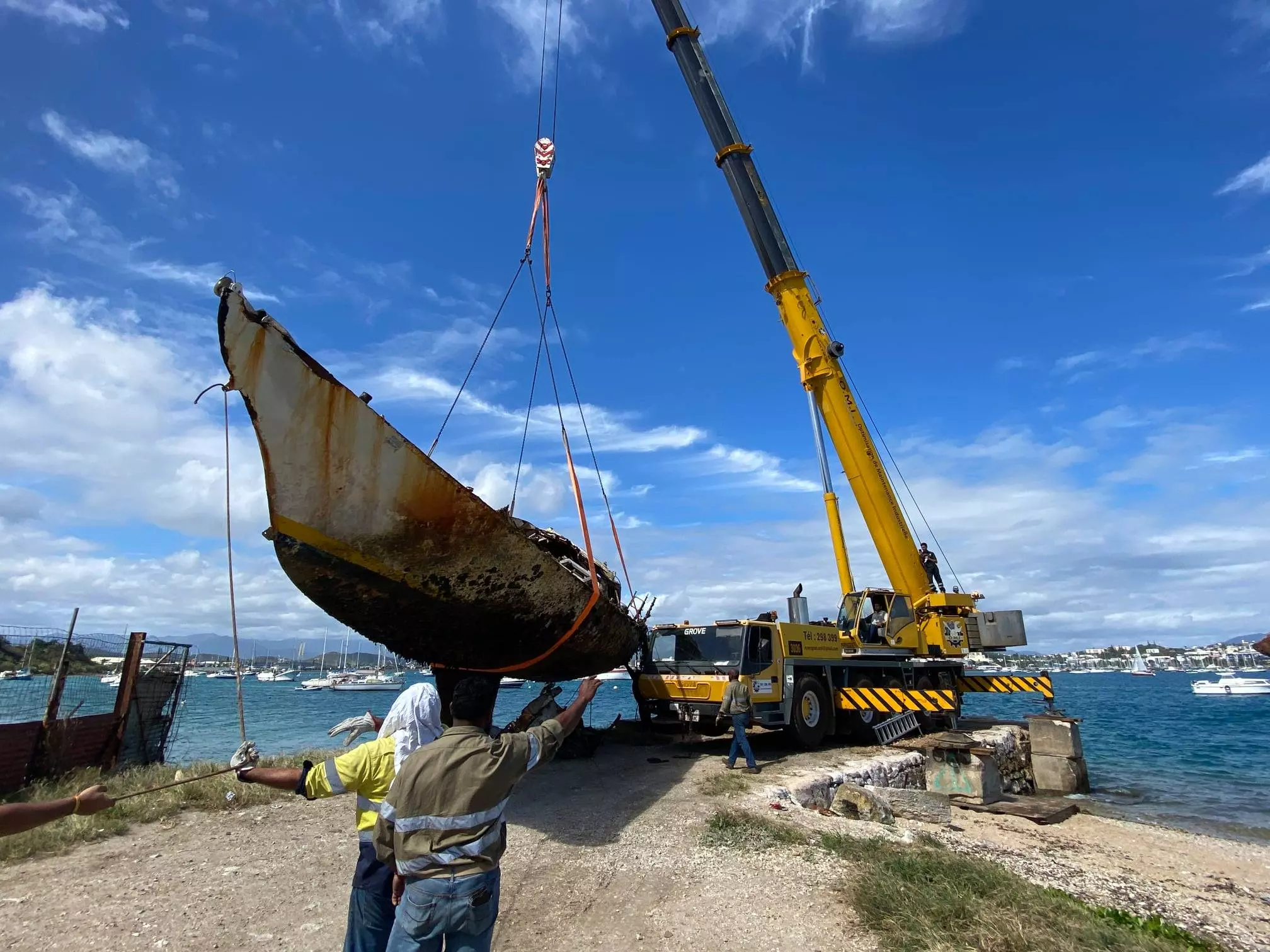 Nouvelle-Calédonie : Avec la Royal Recy Boat, la Province Sud structure un exemple de filière de démantèlement des navires