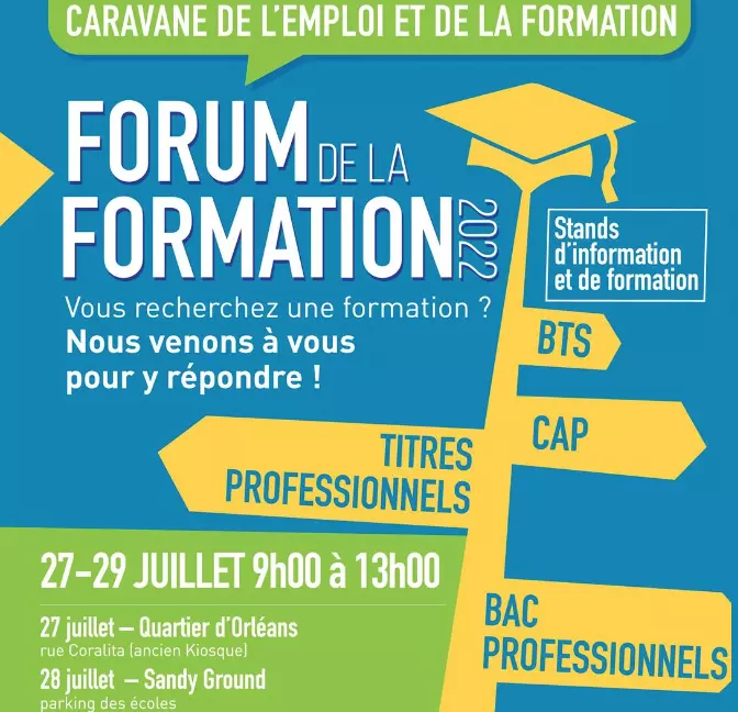 Saint-Martin&nbsp;:&nbsp;La Collectivité de Saint Martin&nbsp;et l’État organisent trois forums de la formation et de l'emploi