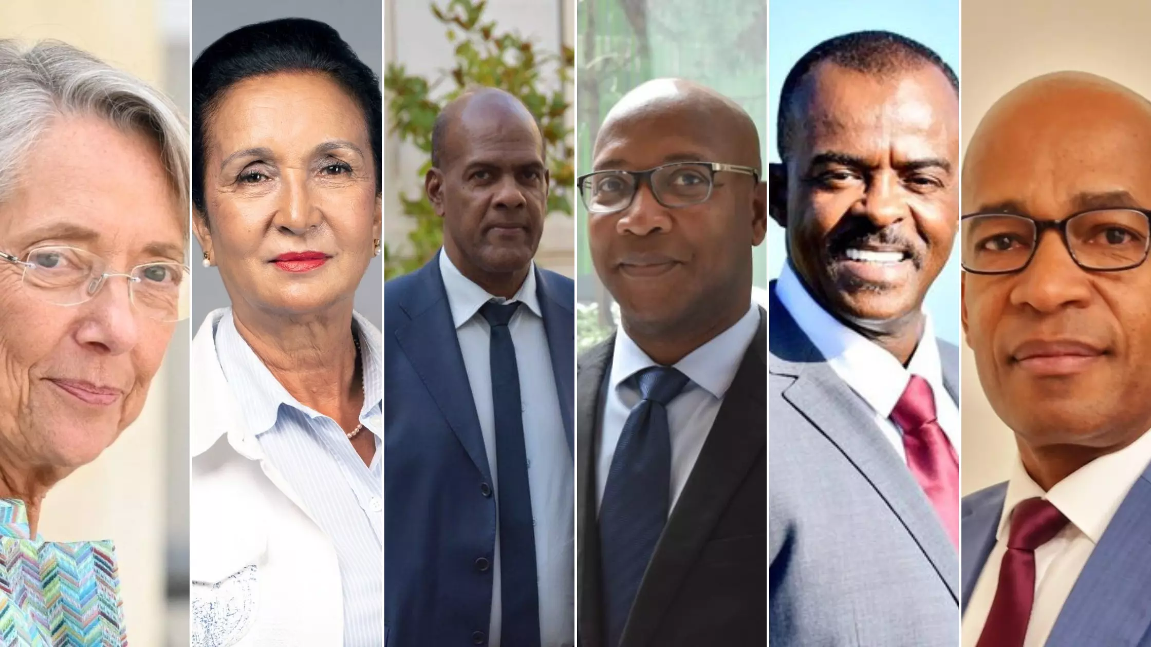 Les Présidents de Régions d’Outre-mer présents lors de la réunion des Présidents de Région avec la Première Ministre Elisabeth Borne ce mercredi