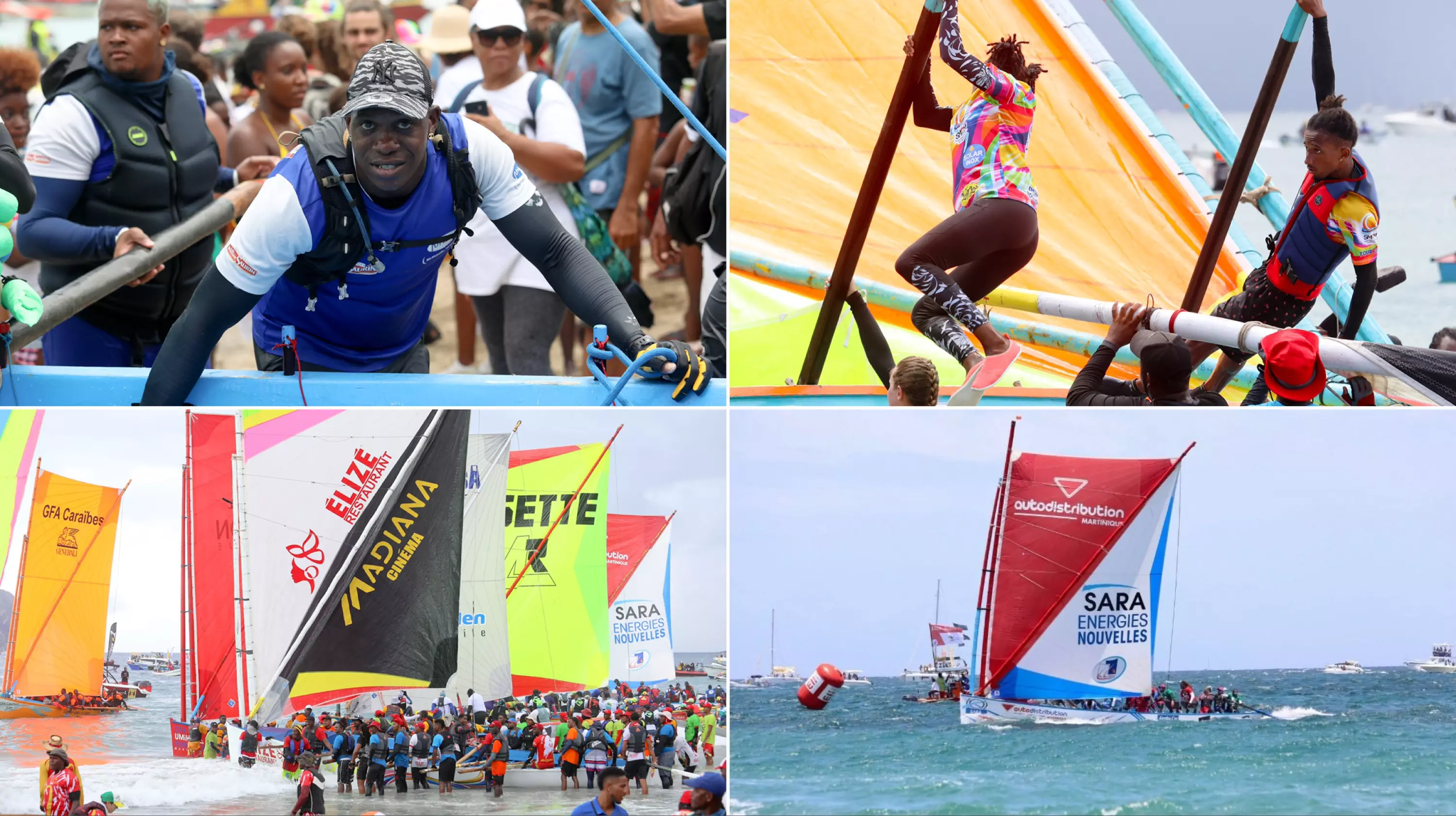 36ème tour de la Martinique des yoles rondes : Sara-Autodistribution, la yole du Marin, vainqueur du tour 2022