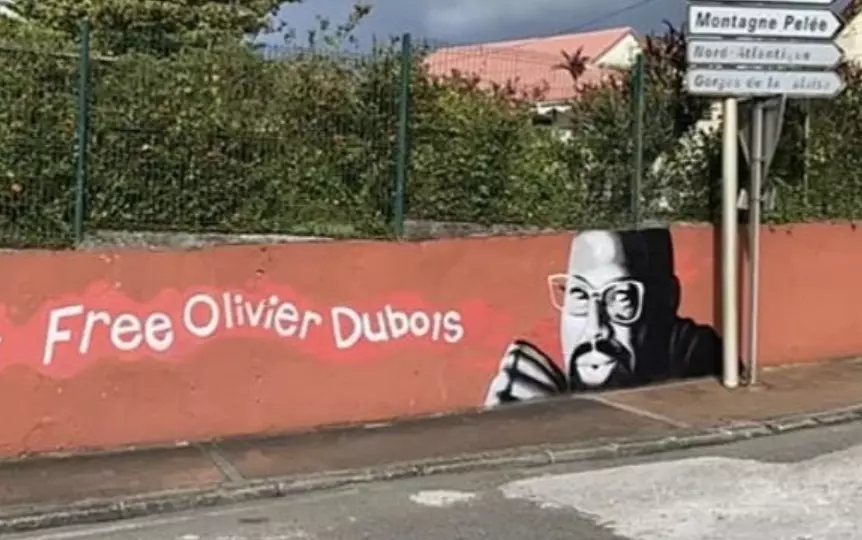 Martinique&nbsp;:&nbsp;Une&nbsp;fresque dédiée au journaliste Olivier Dubois&nbsp;inaugurée