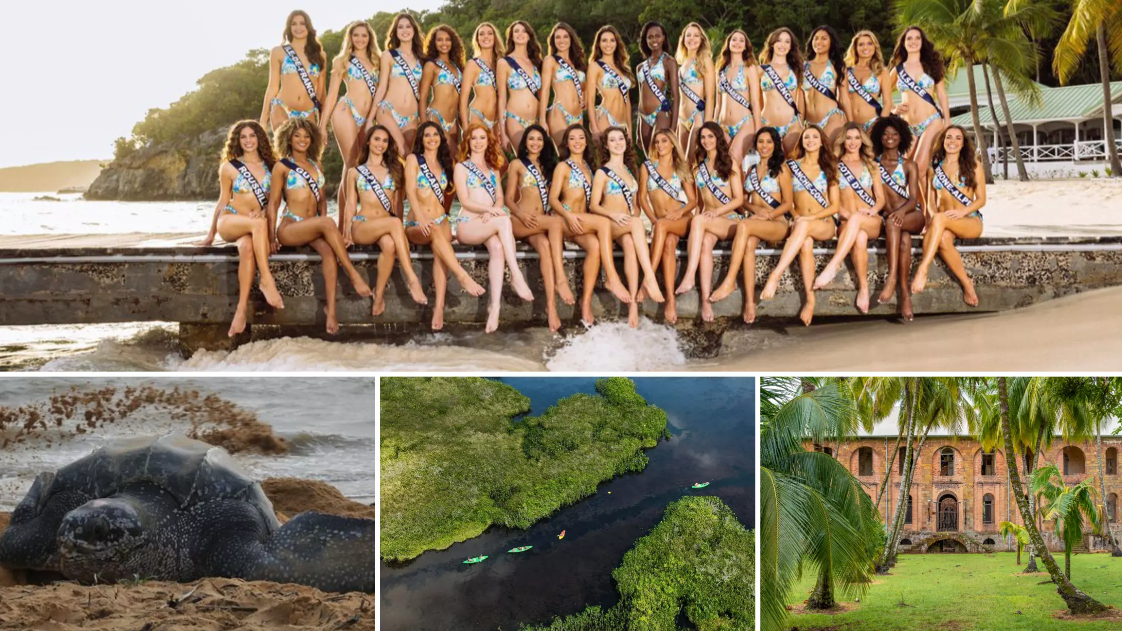 Miss France 2024 : Après La Réunion et la Guadeloupe, les candidates régionales en voyage de préparation en Guyane, une vitrine touristique pour le territoire