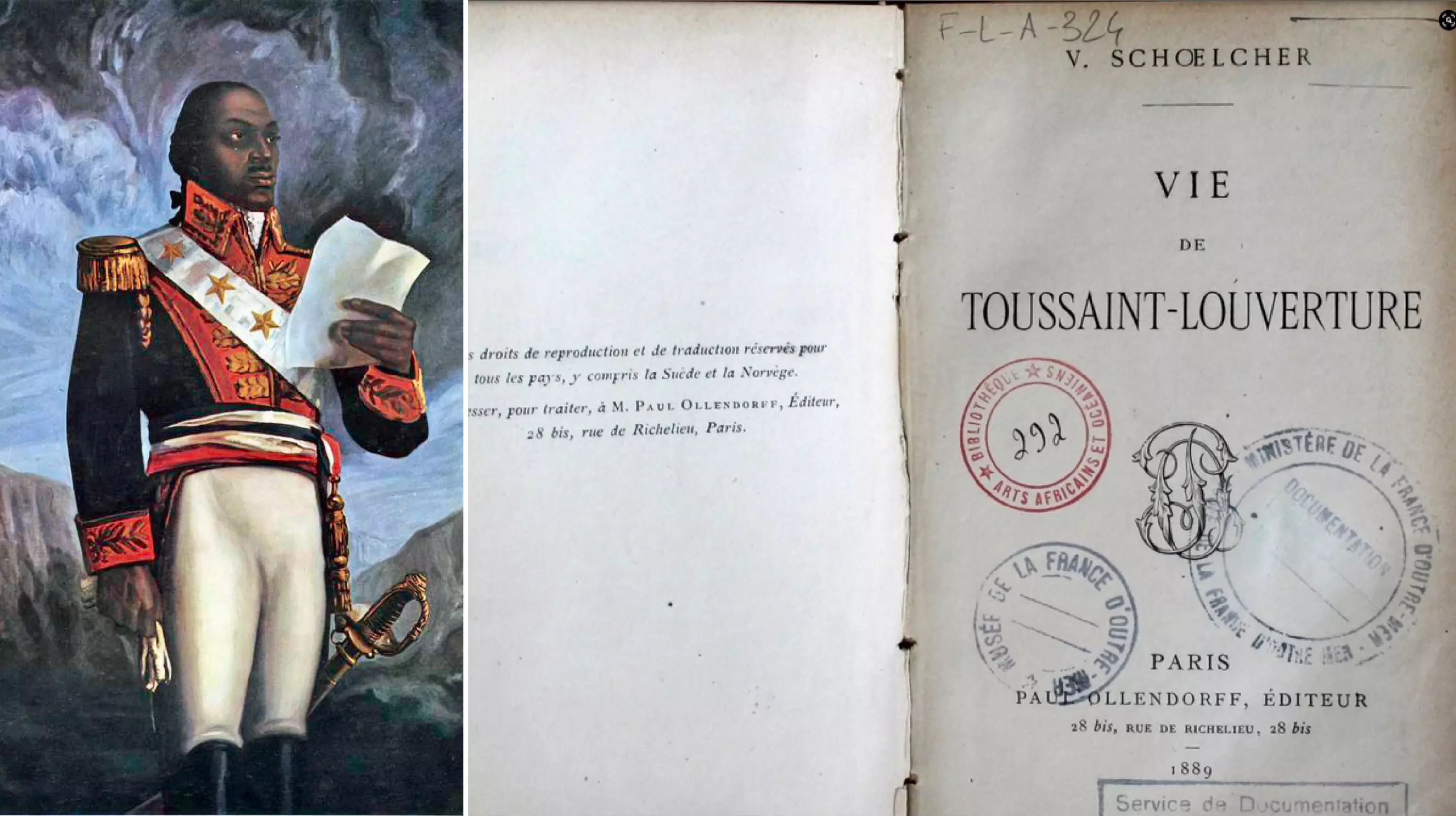 La médiathèque du musée du quai Branly-Jacques Chirac numérise « la vie de Toussaint Louverture » à l’initiative de la Fondation pour la Mémoire de l’Esclavage