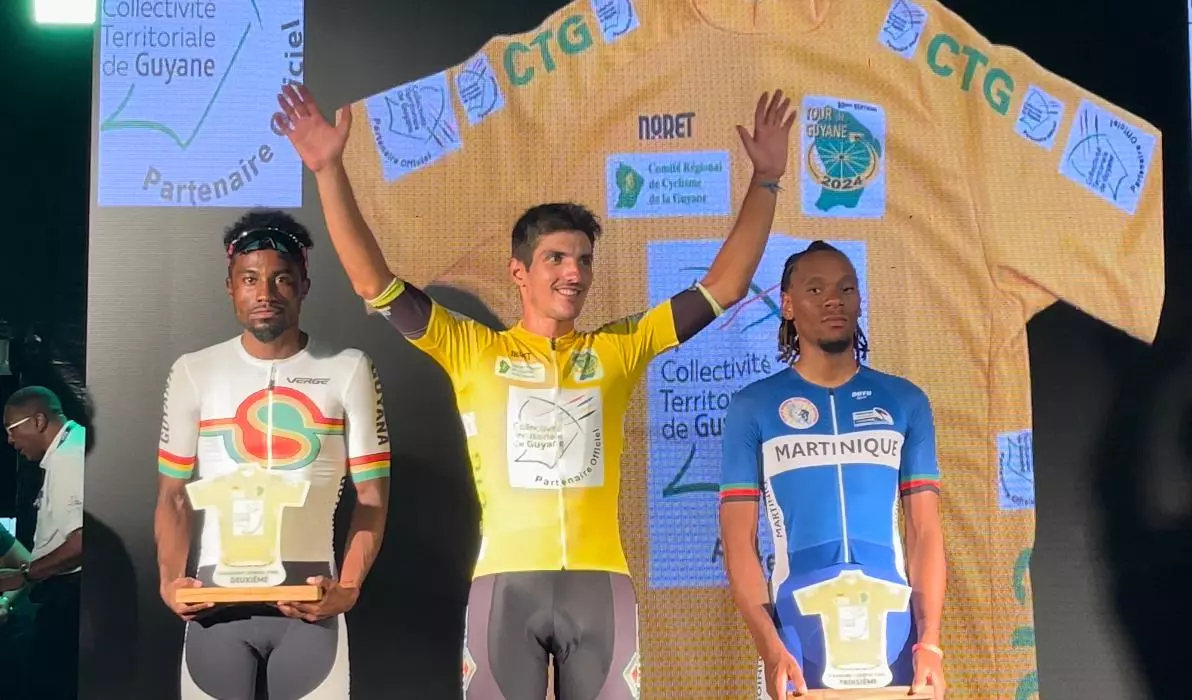 Le sociétaire de l’ASPTT-Nancy Emiliano Vila remporte la 33ème édition du Tour cycliste de la Guyane