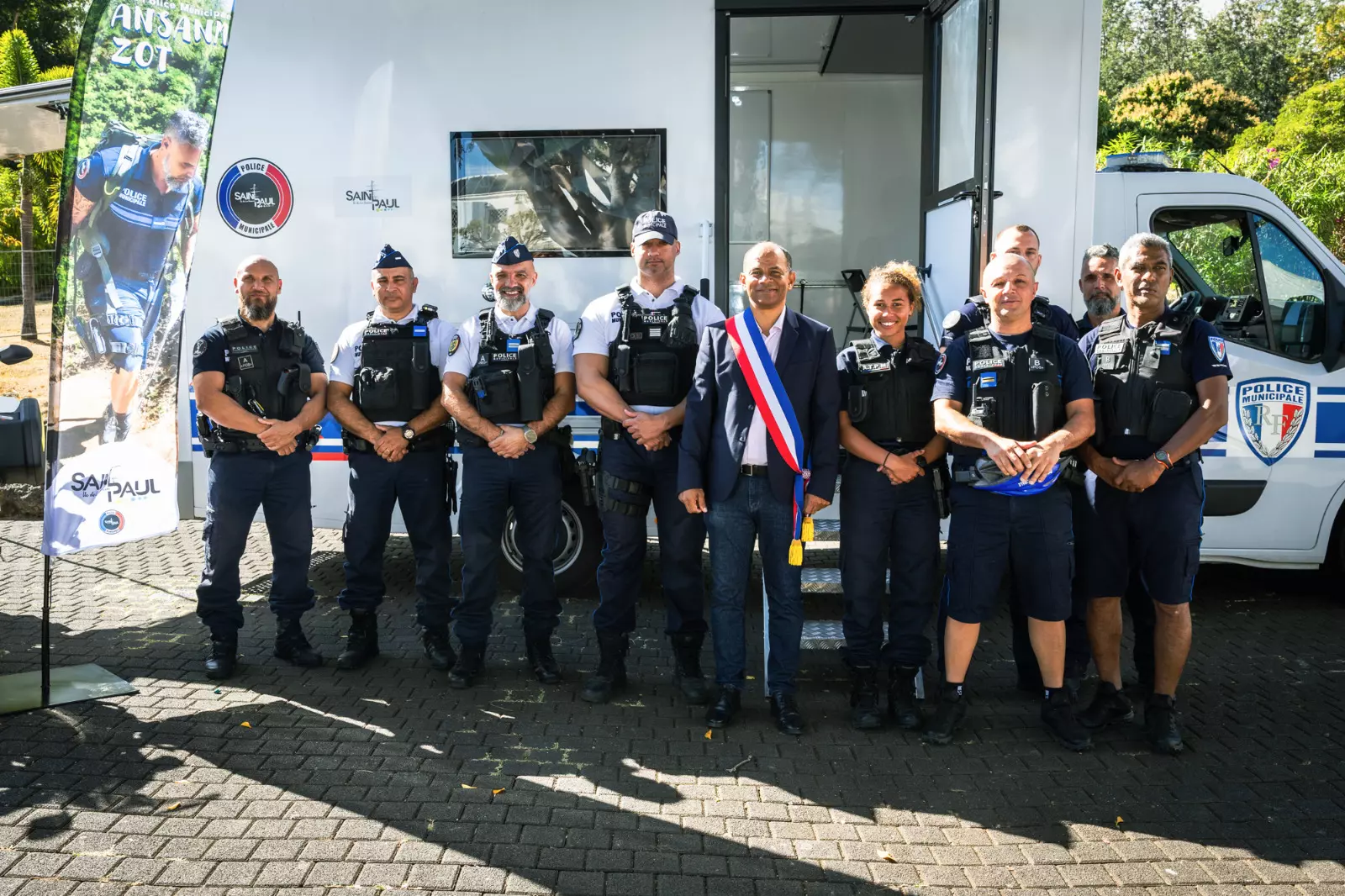 La Réunion : Saint-Paul inaugure le premier poste de proximité itinérant de Police Municipale du territoire