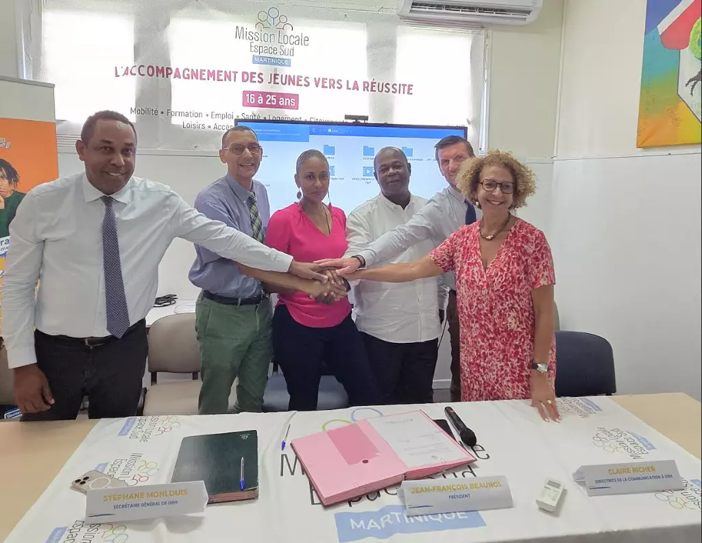 Martinique : Partenariat entre la MILSUD et le groupe GBH pour l’accompagnement de 200 jeunes en situation de précarité