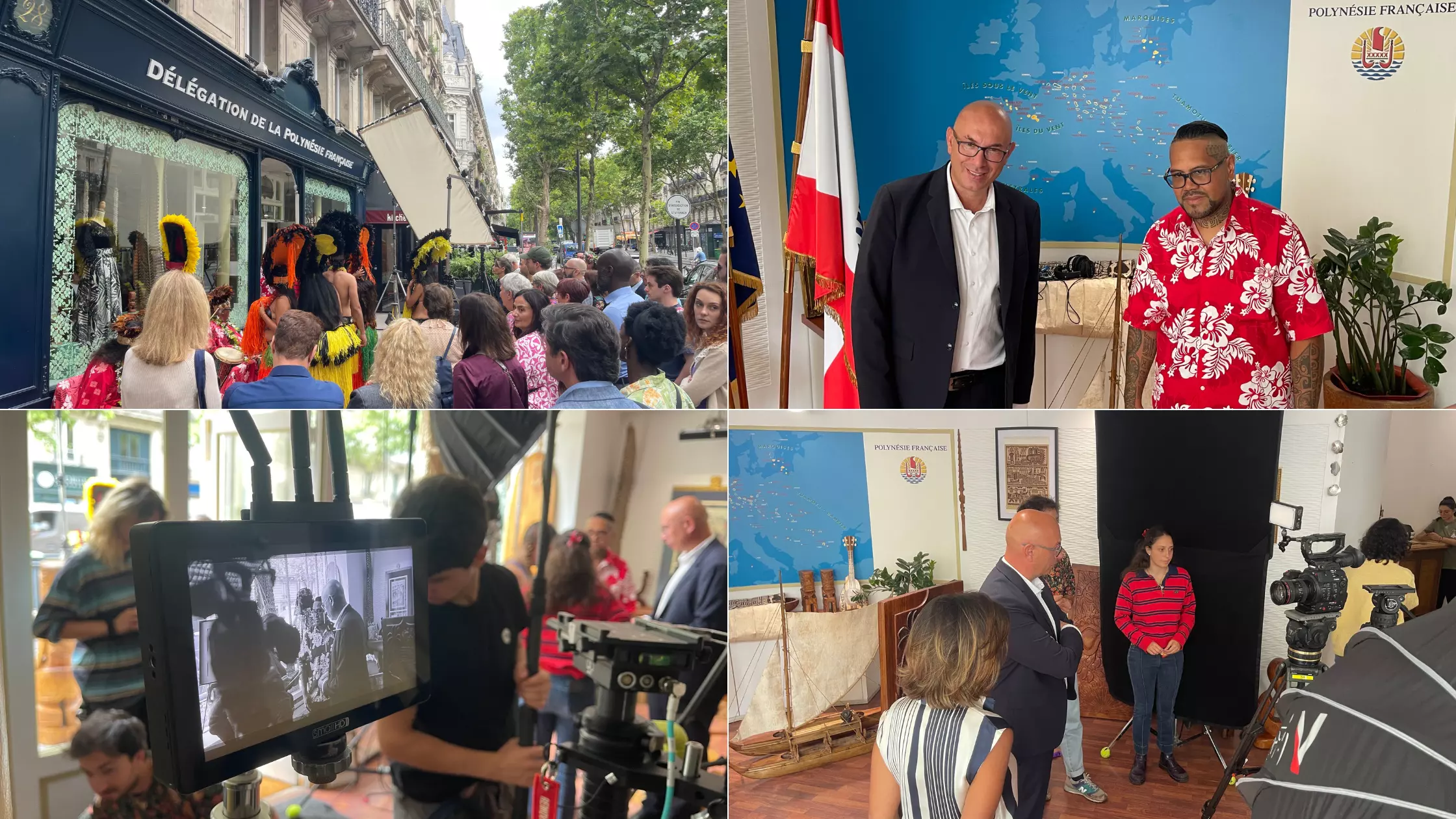 « Les Enfants Fa’a’amu » : un court-métrage poignant sur la mémoire, l’identité et la transmission, en tournage à la délégation de la Polynésie française