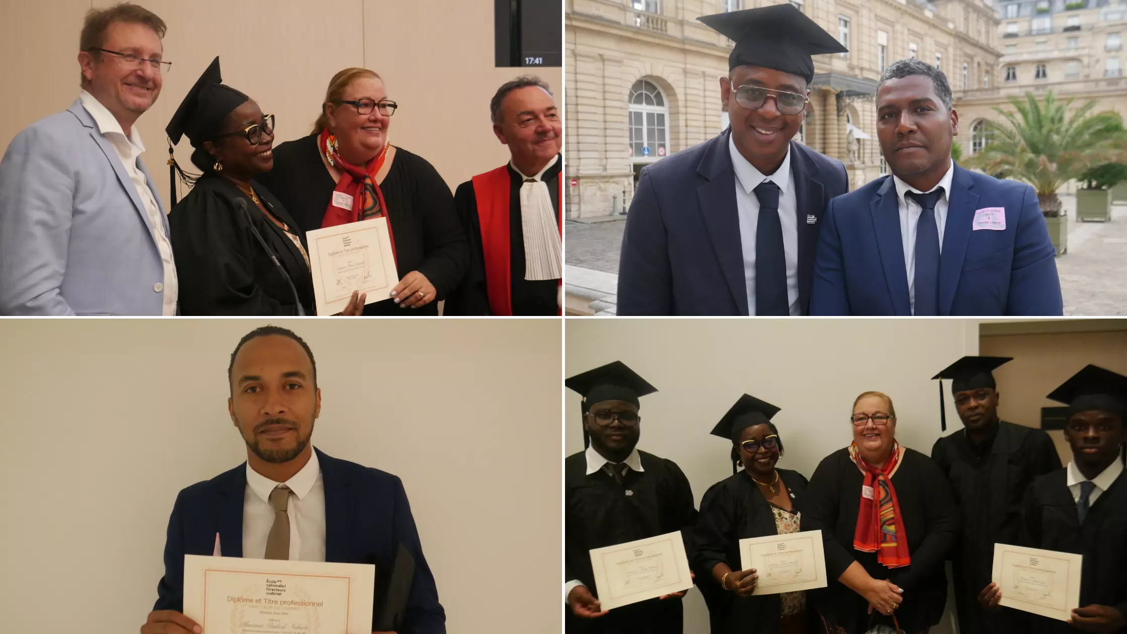 Une dizaine d’ultramarins dans la promotion 2025 de l’École des Directeurs de Cabinet, une remise de diplômes célébrée au Sénat