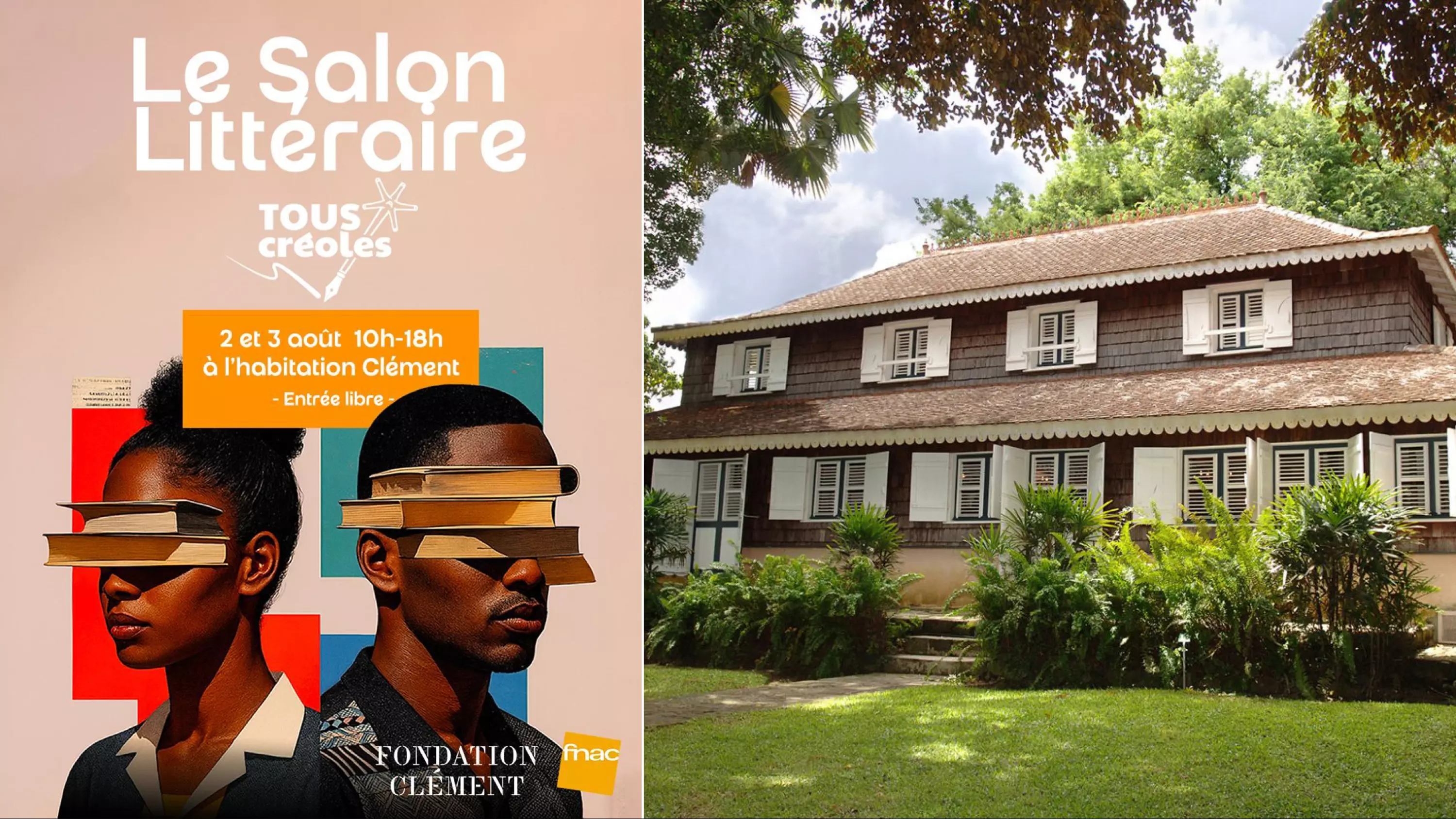 Premier Salon littéraire Tous Créoles à l’Habitation Clément en Martinique pour célébrer les univers et les imaginaires antillais