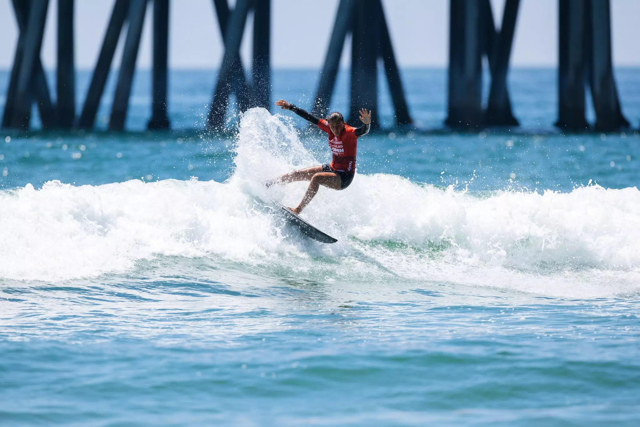 Surf : Finaliste à l’US Open de Los Angeles, la Polynésienne Tya Zebrowski prend la tête des Challenger series