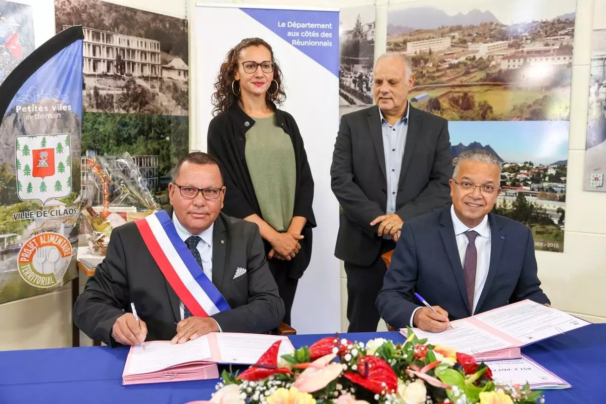 La Réunion : Signature d’un pacte de développement entre le Département et la commune de Cilaos