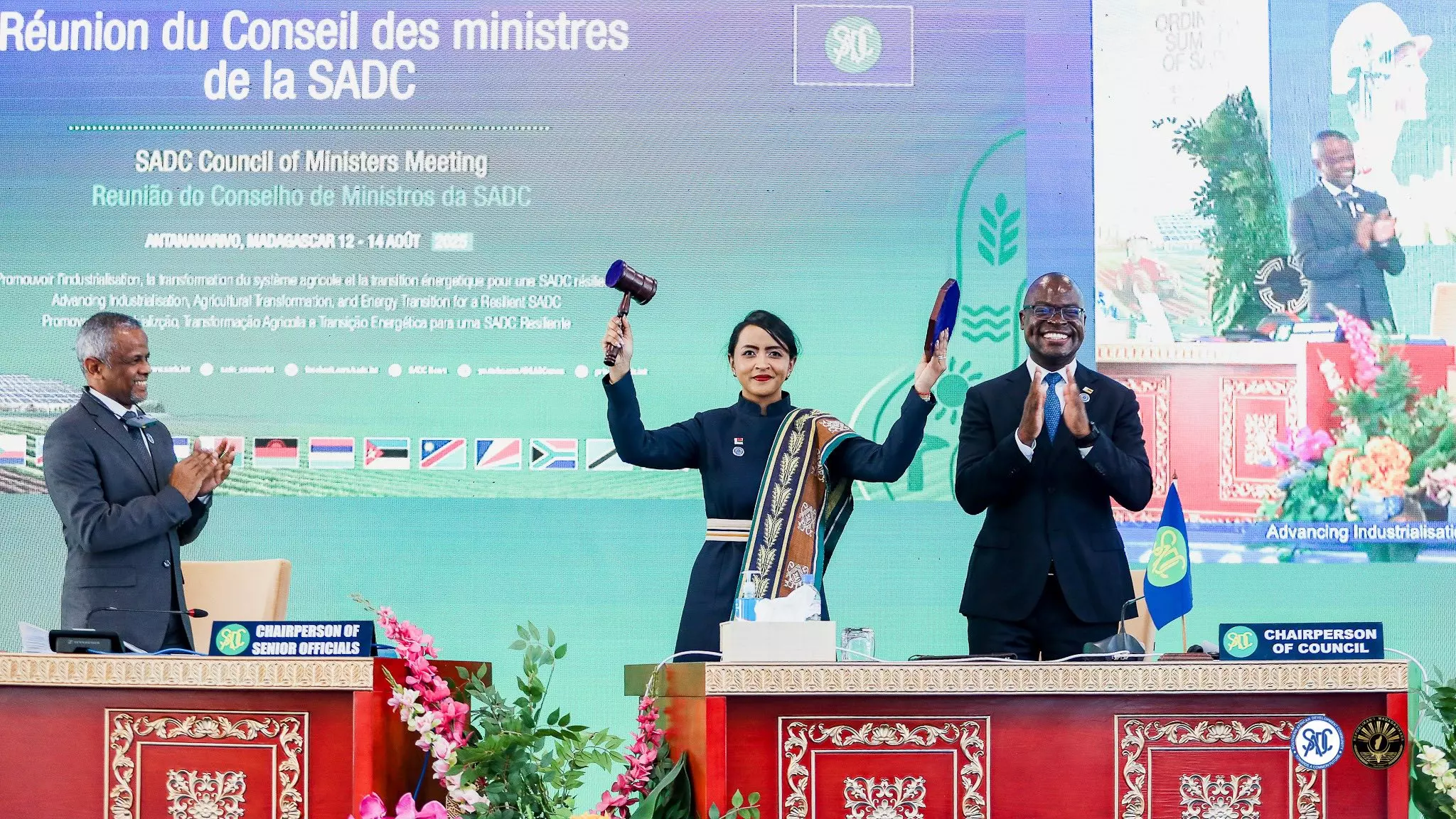 Océan Indien: Madagascar prend la présidence du Conseil des ministres de la SADC et plaide pour une meilleure prise en compte des Etats insulaires