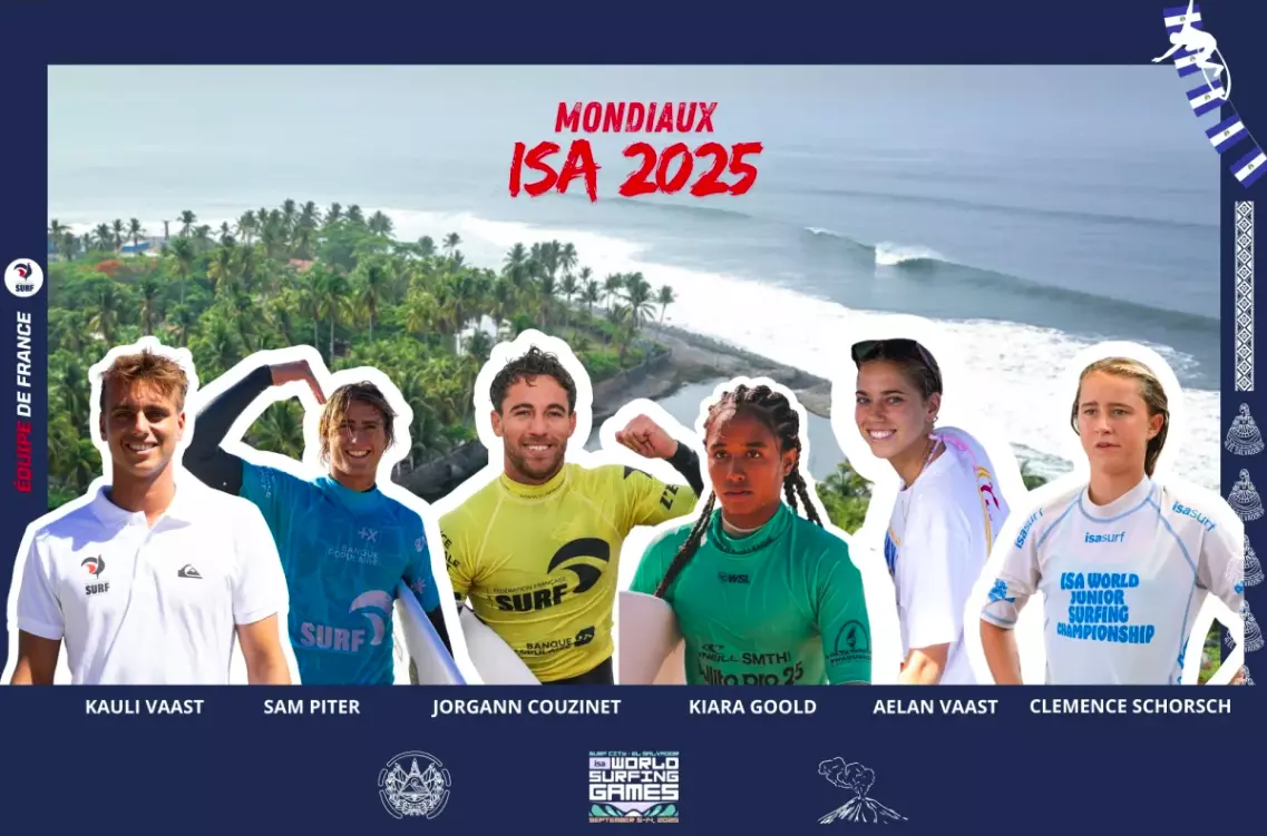 Championnat du monde de Surf : Le Tahitien Kauli Vaast à la tête de l’équipe de France