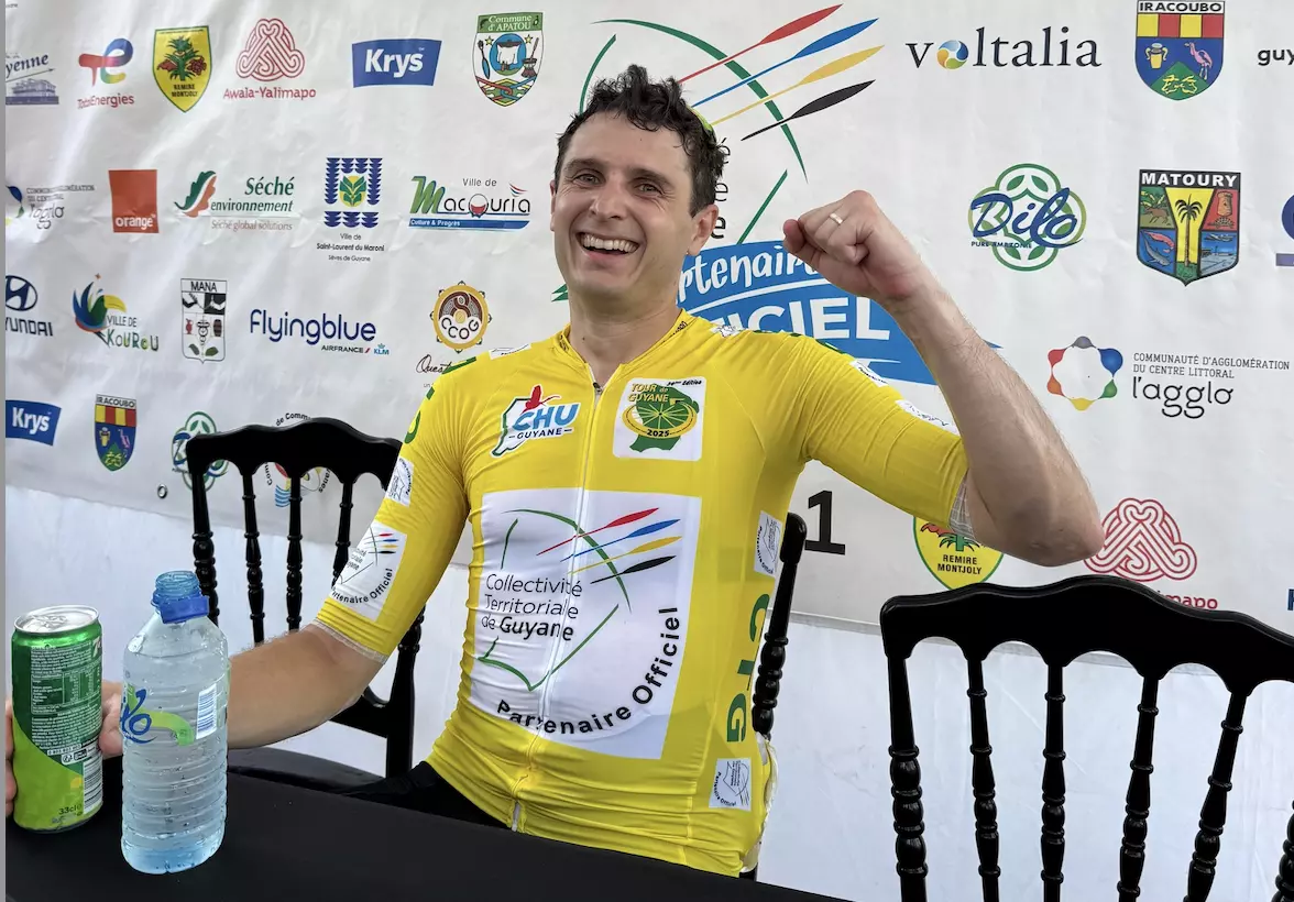 Démonstration de force des coureurs anglais avec Oscar Hutchings qui remporte l’édition 2025 du Tour cycliste de la Guyane