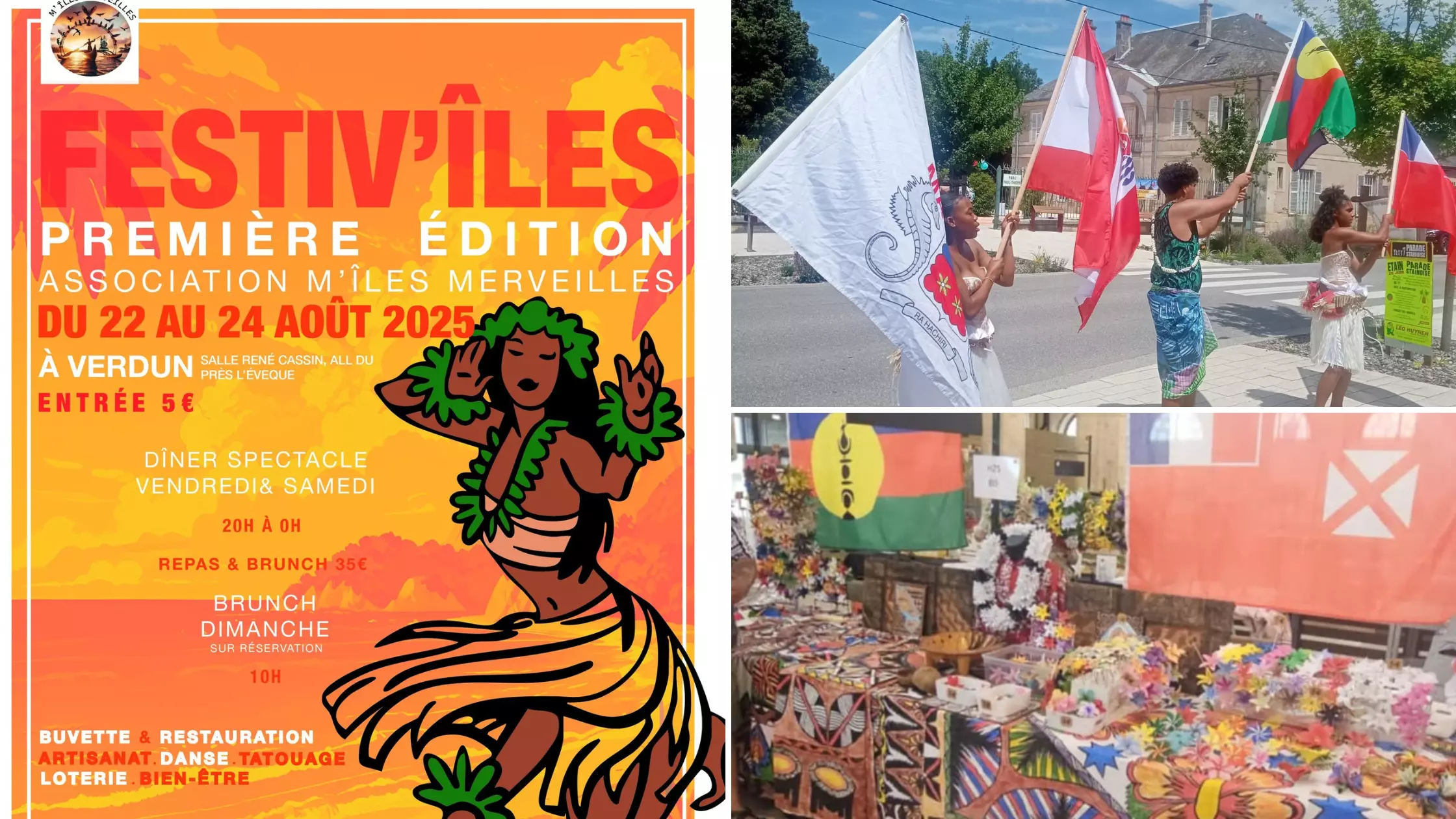 Trois jours de découvertes culturelles et une plongée dans les traditions et richesses ultramarines à la 1ère édition de Festiv’Iles de Verdun
