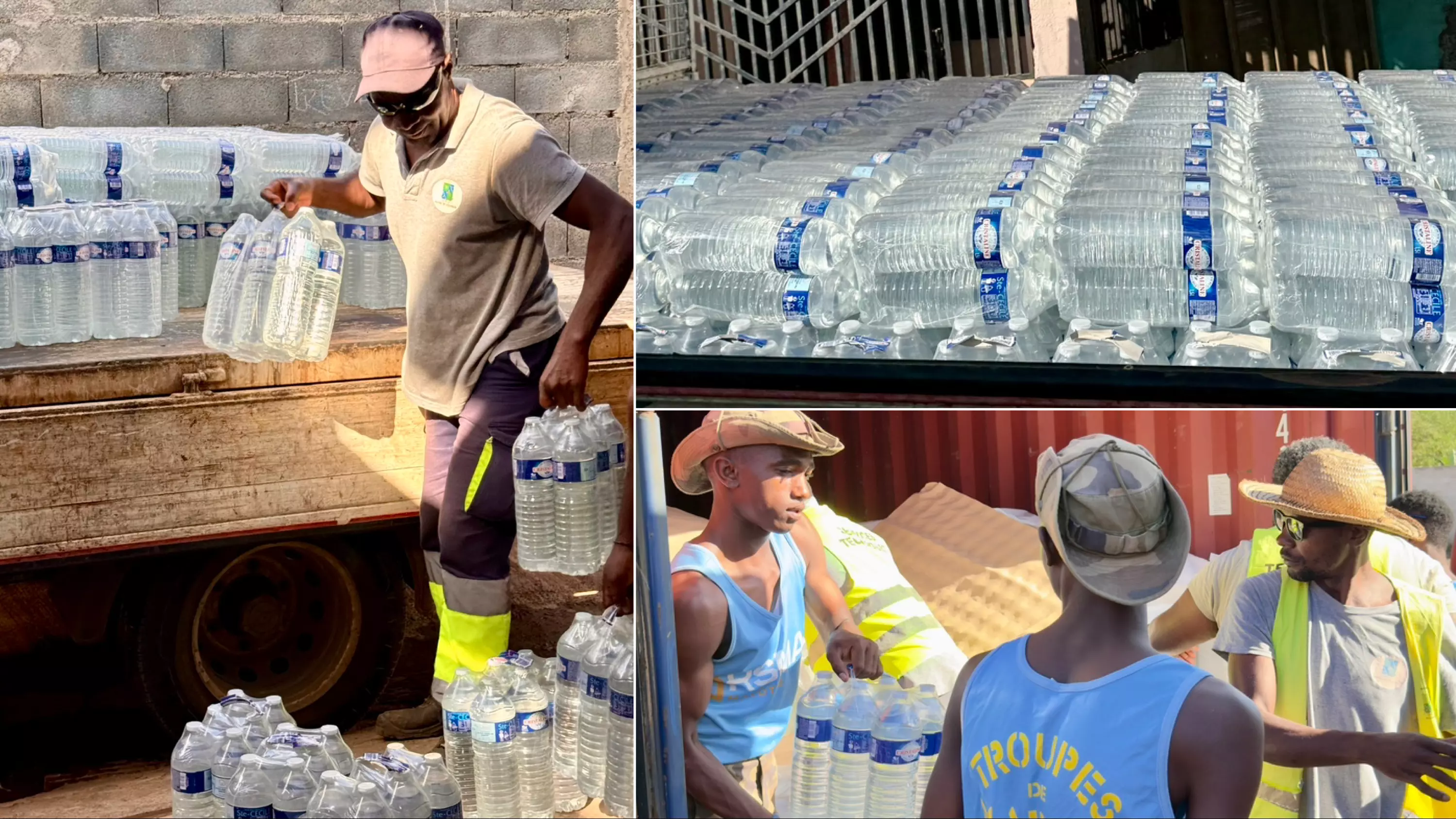Mayotte : Koungou reçoit son premier conteneur d’eau issu d’un partenariat inédit avec l’Économat des armées