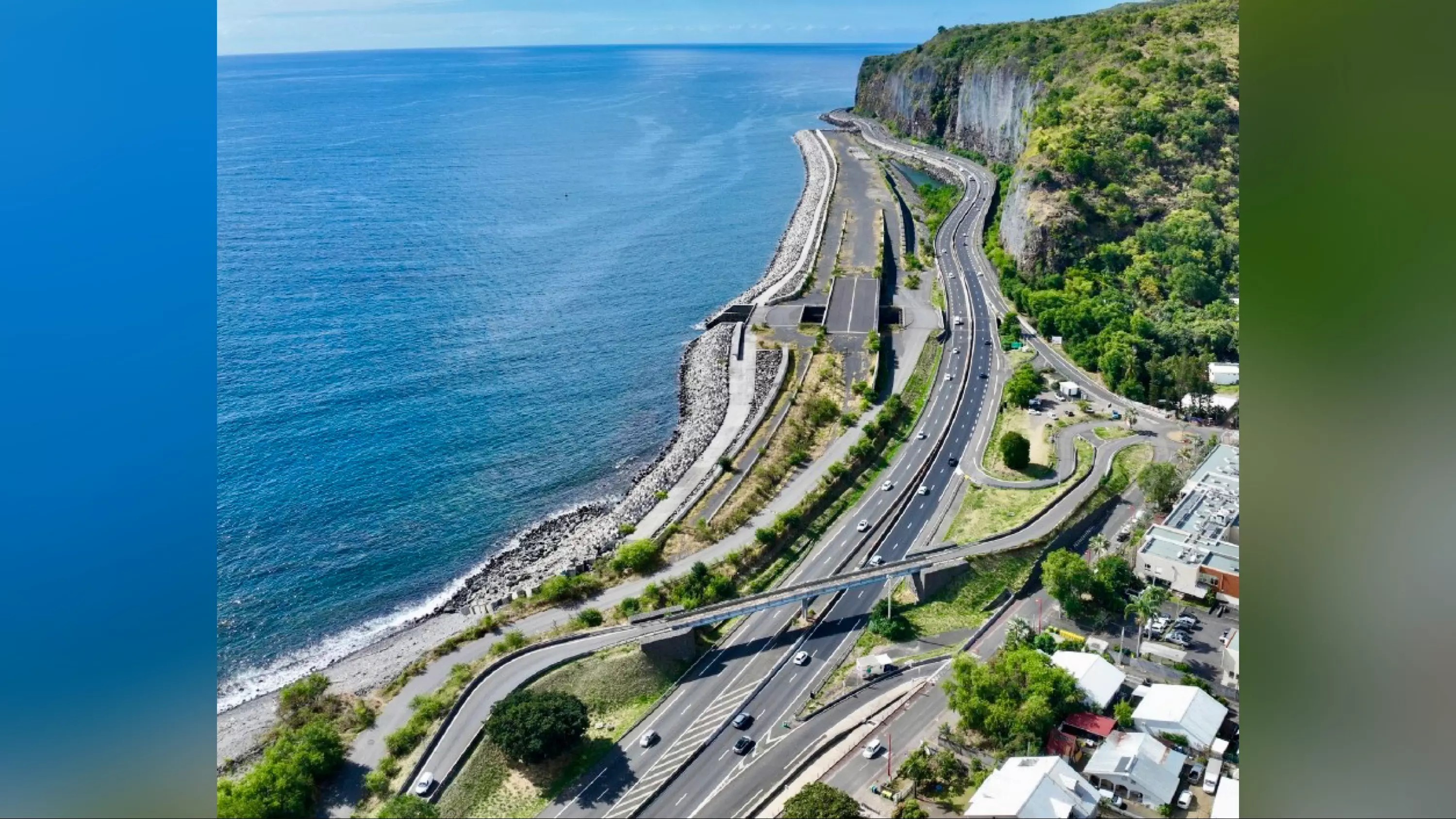 Nouvelle Route du littoral à La Réunion : le chantier du second viaduc débutera en 2027, la livraison prévue en 2030
