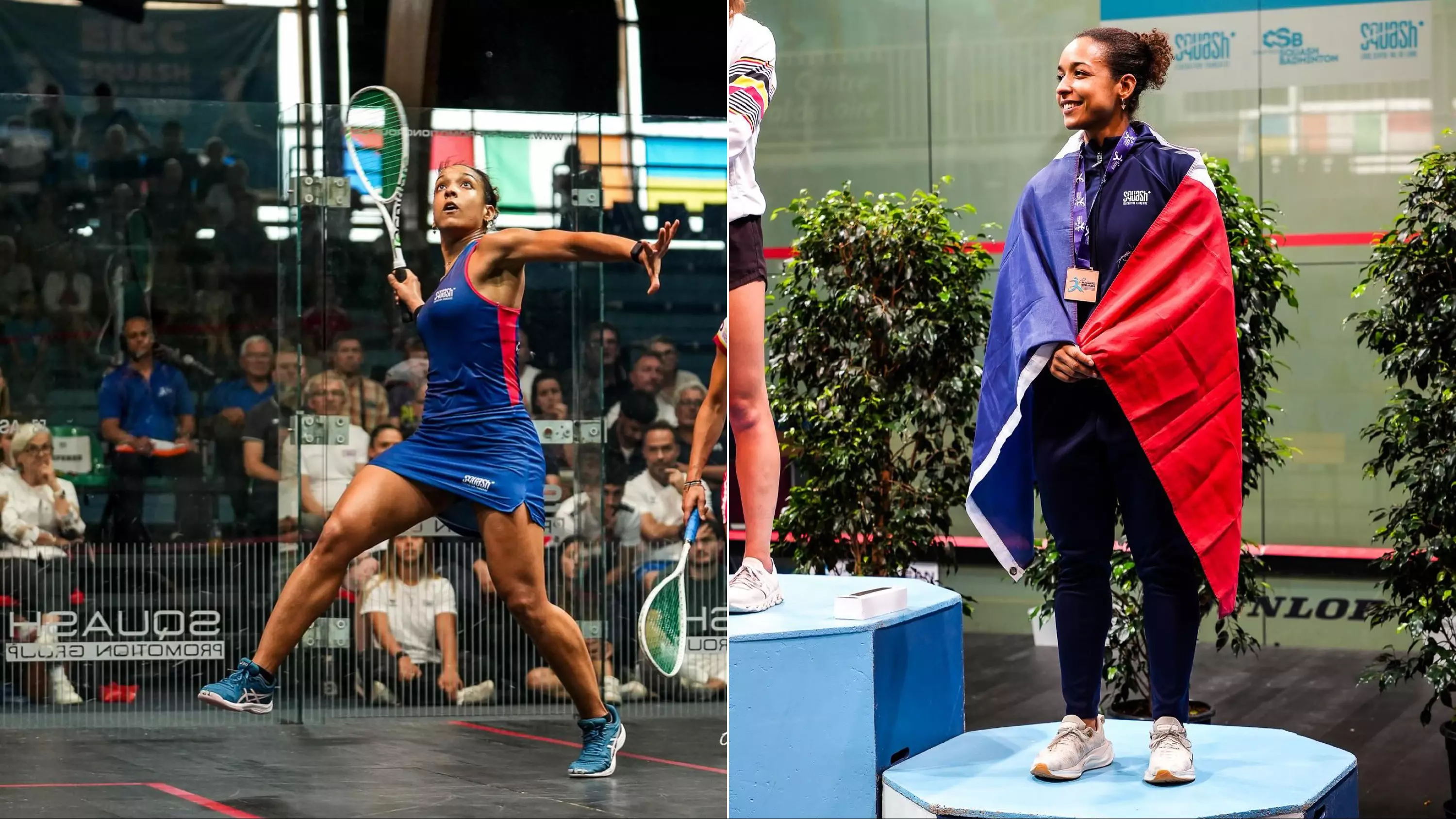 L’athlète guyanaise Mélissa Alves décroche le bronze aux championnats d’Europe de squash