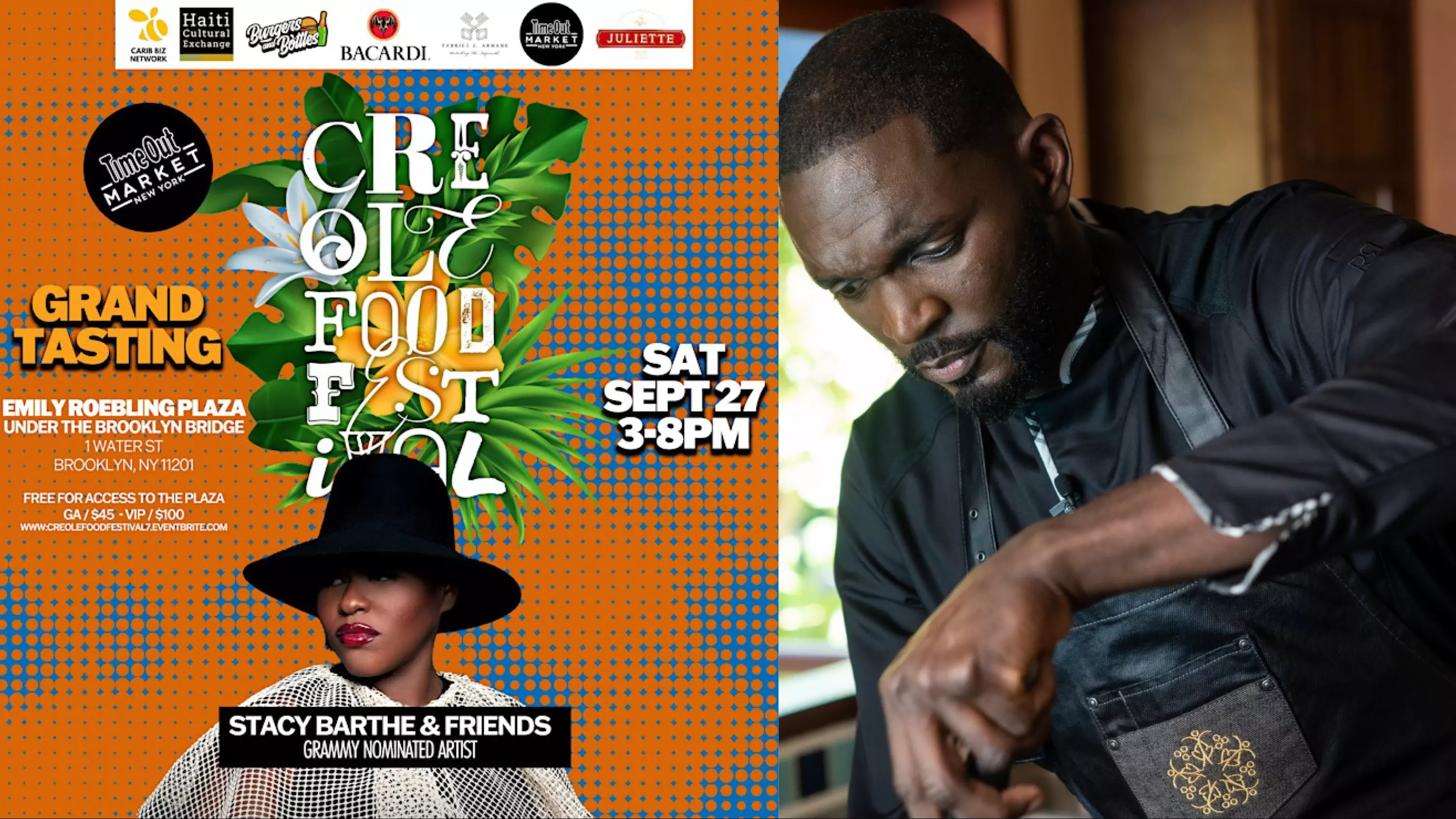 Le chef guadeloupéen Jean-Rony Leriche, invité « vedette » du Creole Food Festival de New York