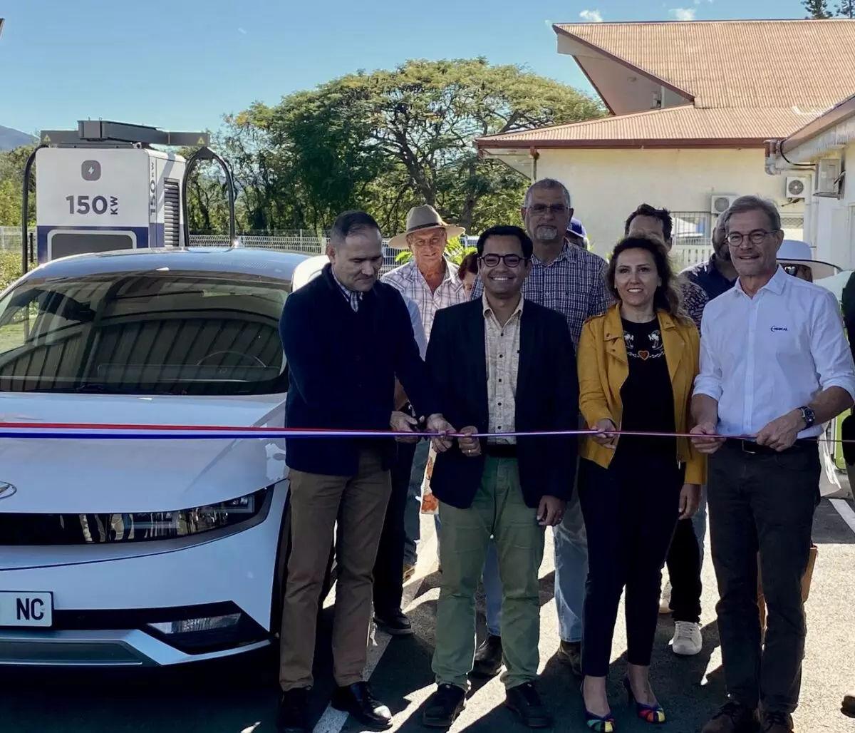 Nouvelle-Calédonie : Une première pour la mobilité électrique du territoire, avec inauguration de la première borne de recharge hyper-rapide à Boulouparis