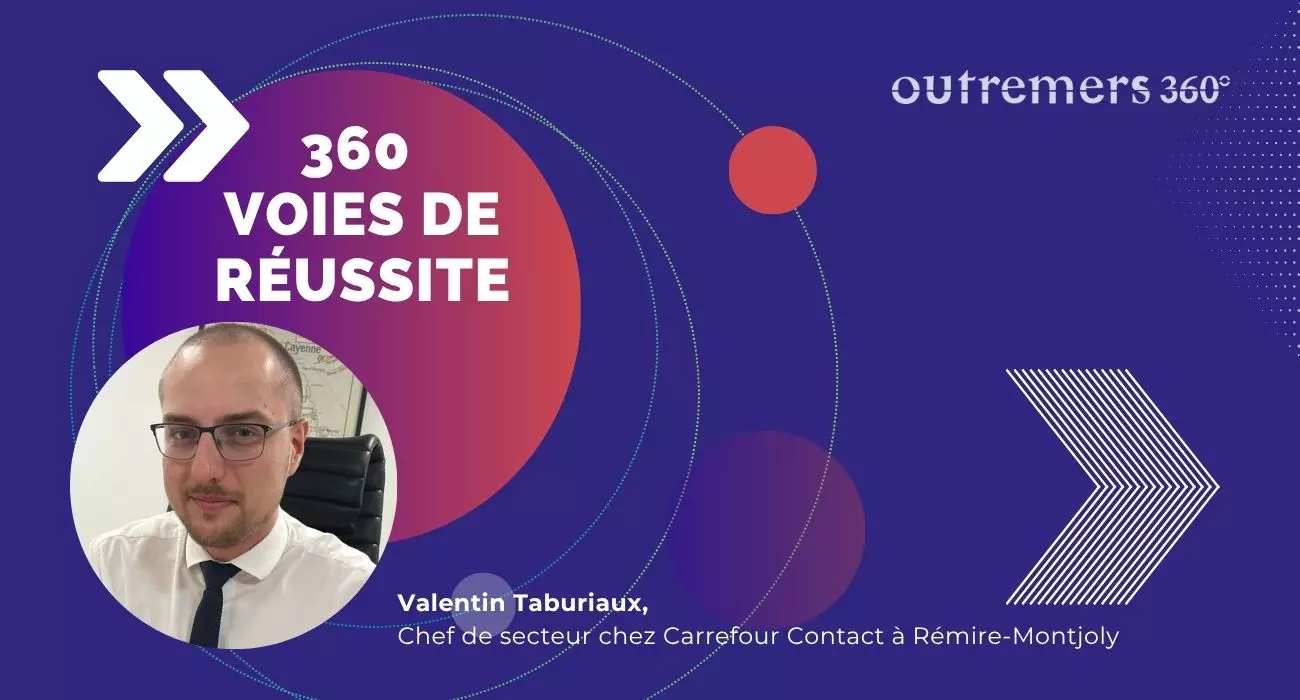 PODCAST. 360 Voies de réussite – Épisode 7 : Valentin Taburiaux, chef de secteur chez Carrefour Contact à Rémire-Montjoly : « Le monde professionnel m’a appris ce que l’école ne m’avait jamais enseigné »