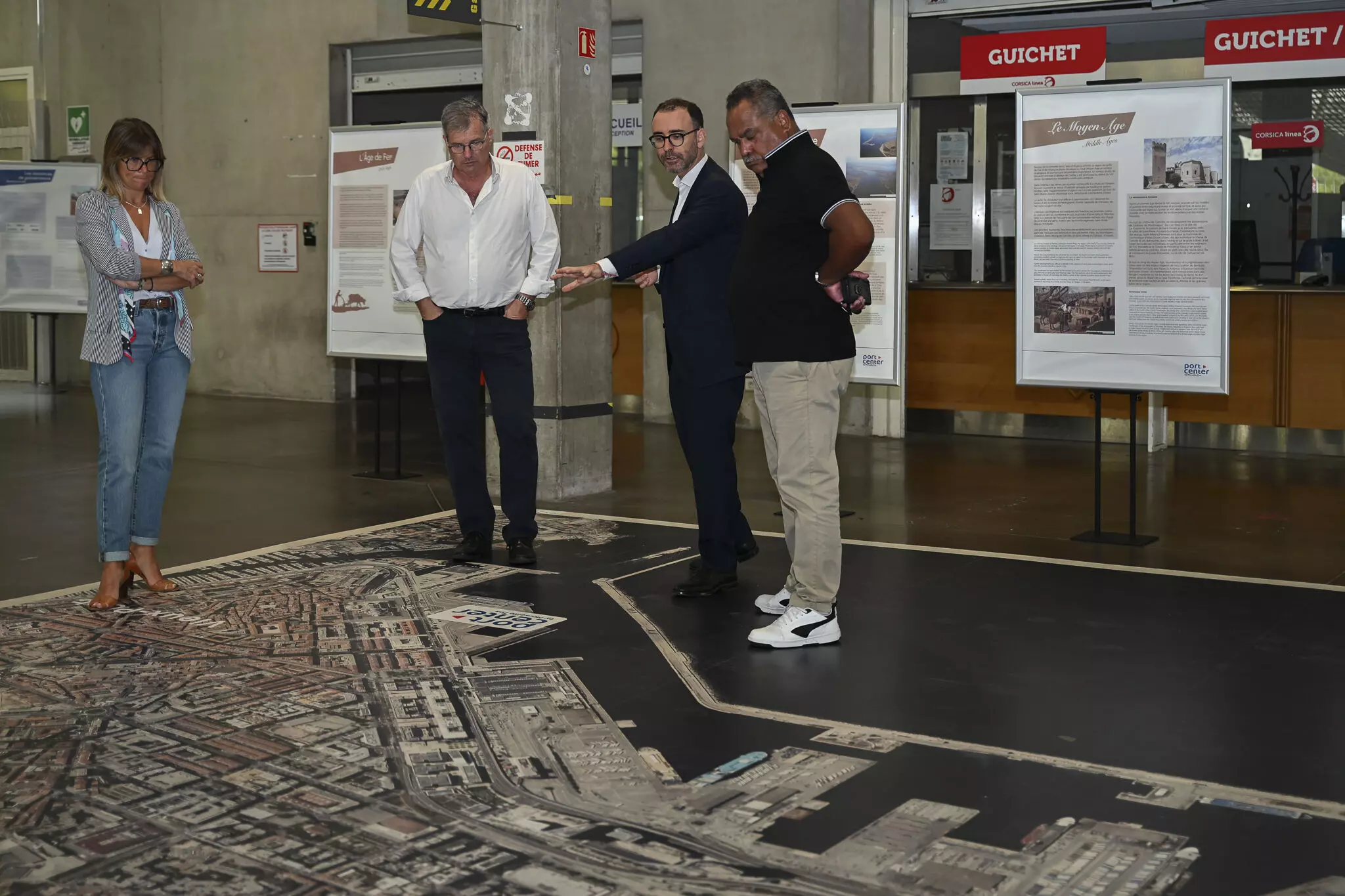 Samuel Hnepeune, président du conseil d’administration du Port Autonome de la Nouvelle-Calédonie, en visite au port de Marseille Fos, rencontre et dialogue entre deux ports français stratégiques