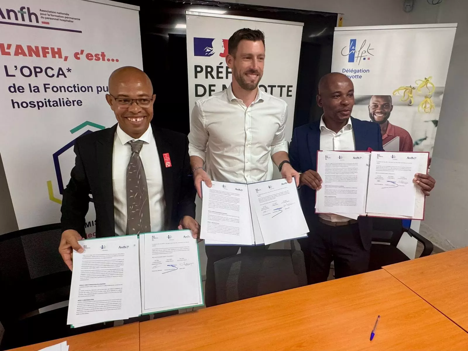 Mayotte : Une convention tripartite pour mutualiser la formation des agents hospitaliers, territoriaux et d'Etat