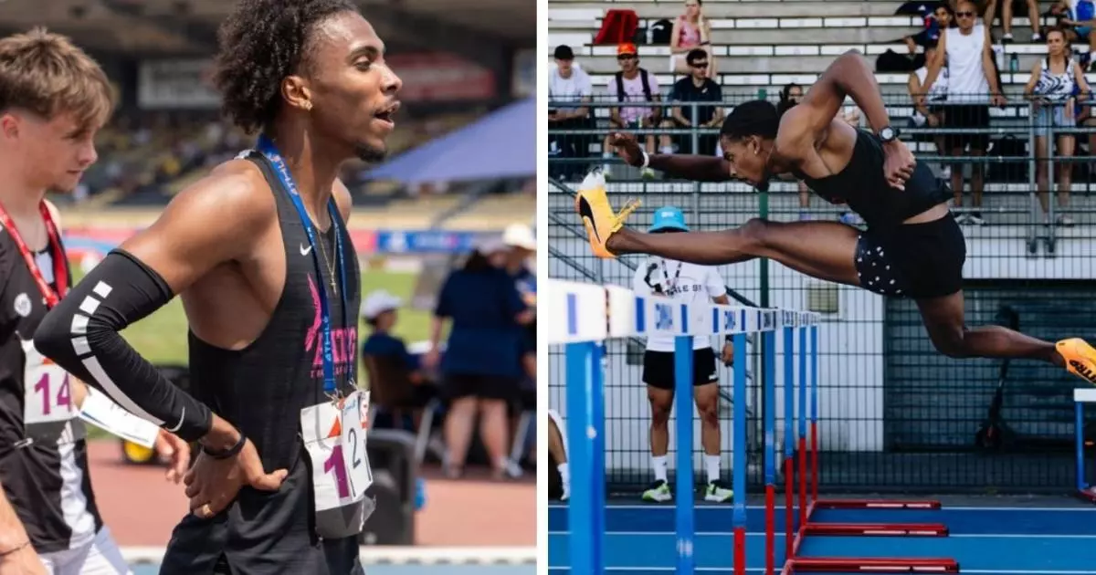 Guadeloupe : Le hurdler port-louisien Ulric Portier champion de France U23 du 110 m haies