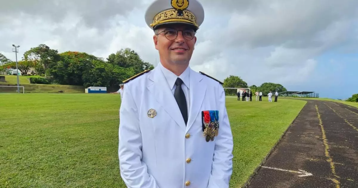 Martinique : Le contre-amiral Jean-Baptiste Soubrier est le nouveau commandant des Forces armées aux Antilles, avec pour priorité la lutte contre le narcotrafic