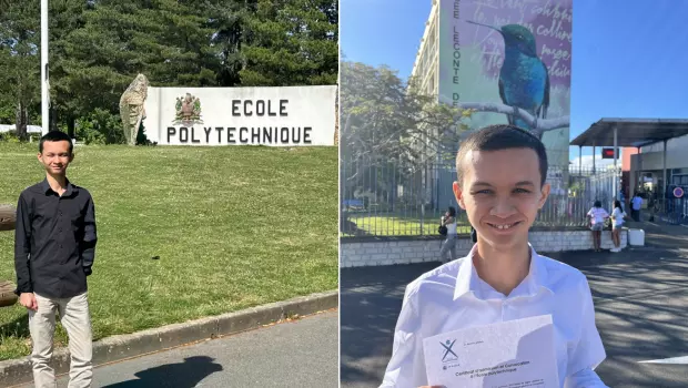 La Réunion : Samuel Chan-NG-Yok, étudiant réunionnais admis à la prestigieuse École Polytechnique, une première pour la classe préparatoire du Lycée Leconte de Lisle