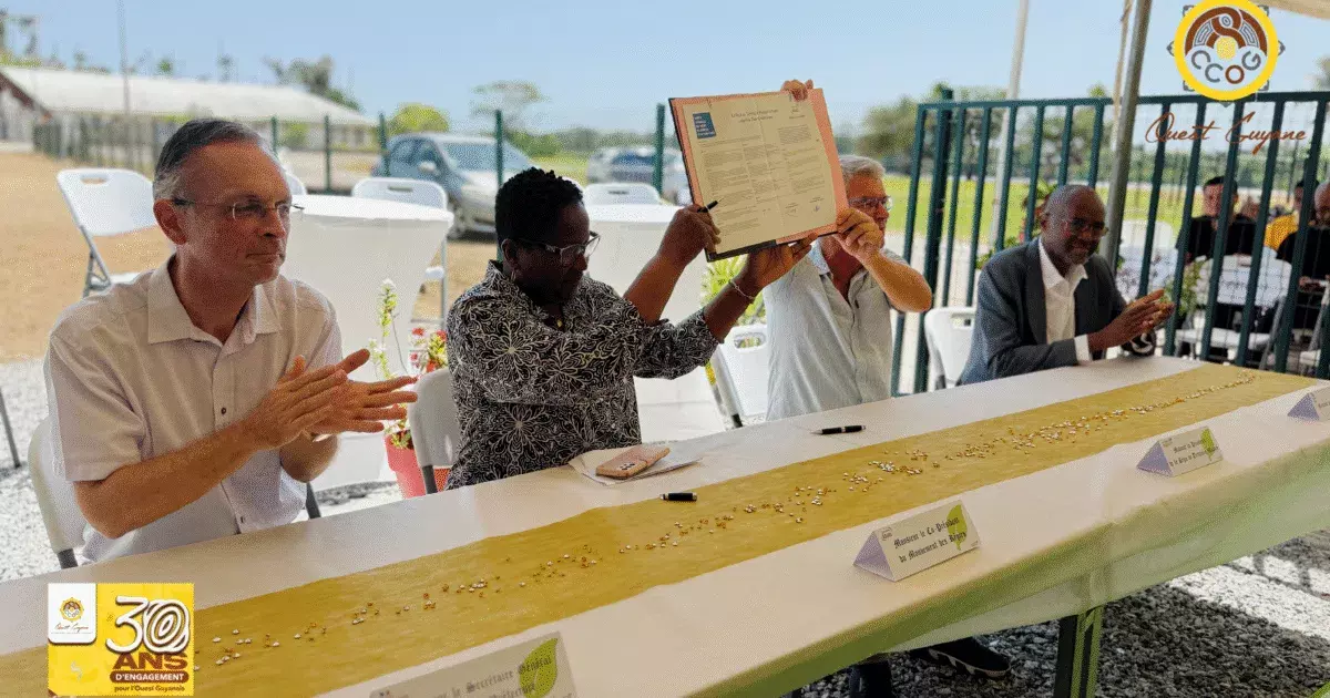 Guyane : Inauguration de la Régie de territoire « Manaré » à Mana