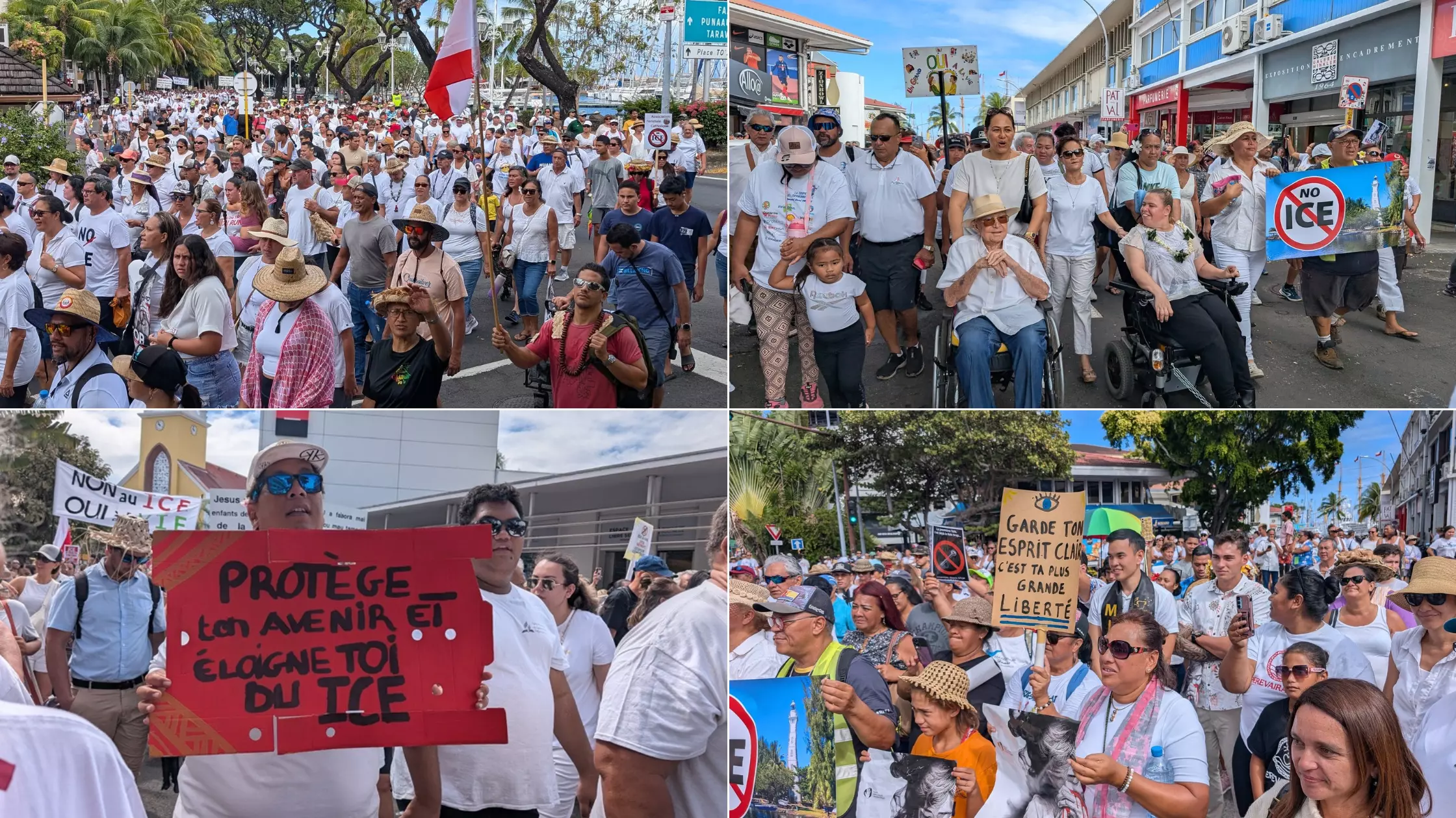 A Papeete, des milliers de manifestants marchent contre la méthamphétamine (Ice), un "fléau" en Polynésie