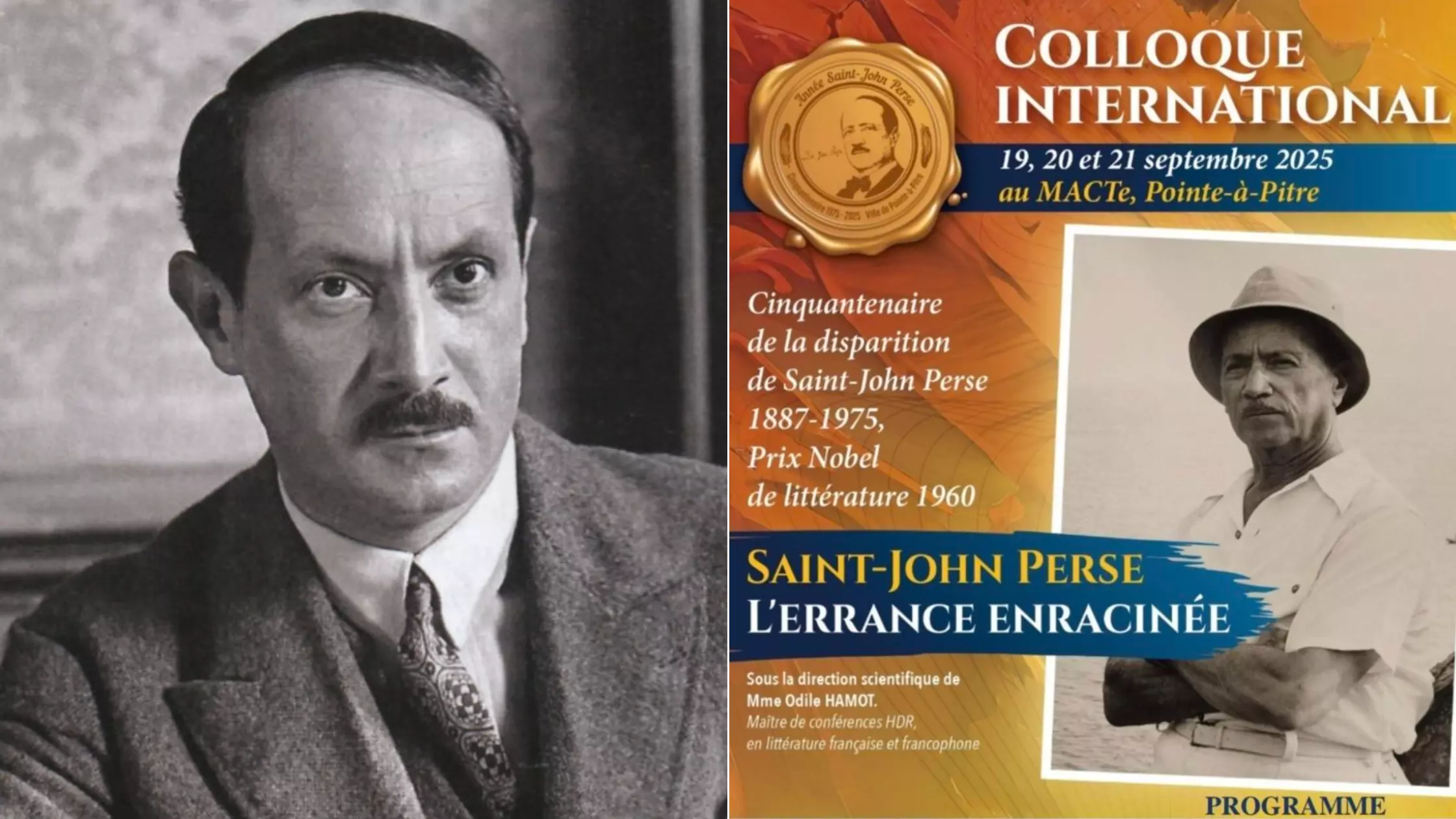 Un colloque international pour rendre hommage et célébrer l’héritage du poète, écrivain et diplomate guadeloupéen Saint-John Perse, figure de la littérature du 20ème siècle