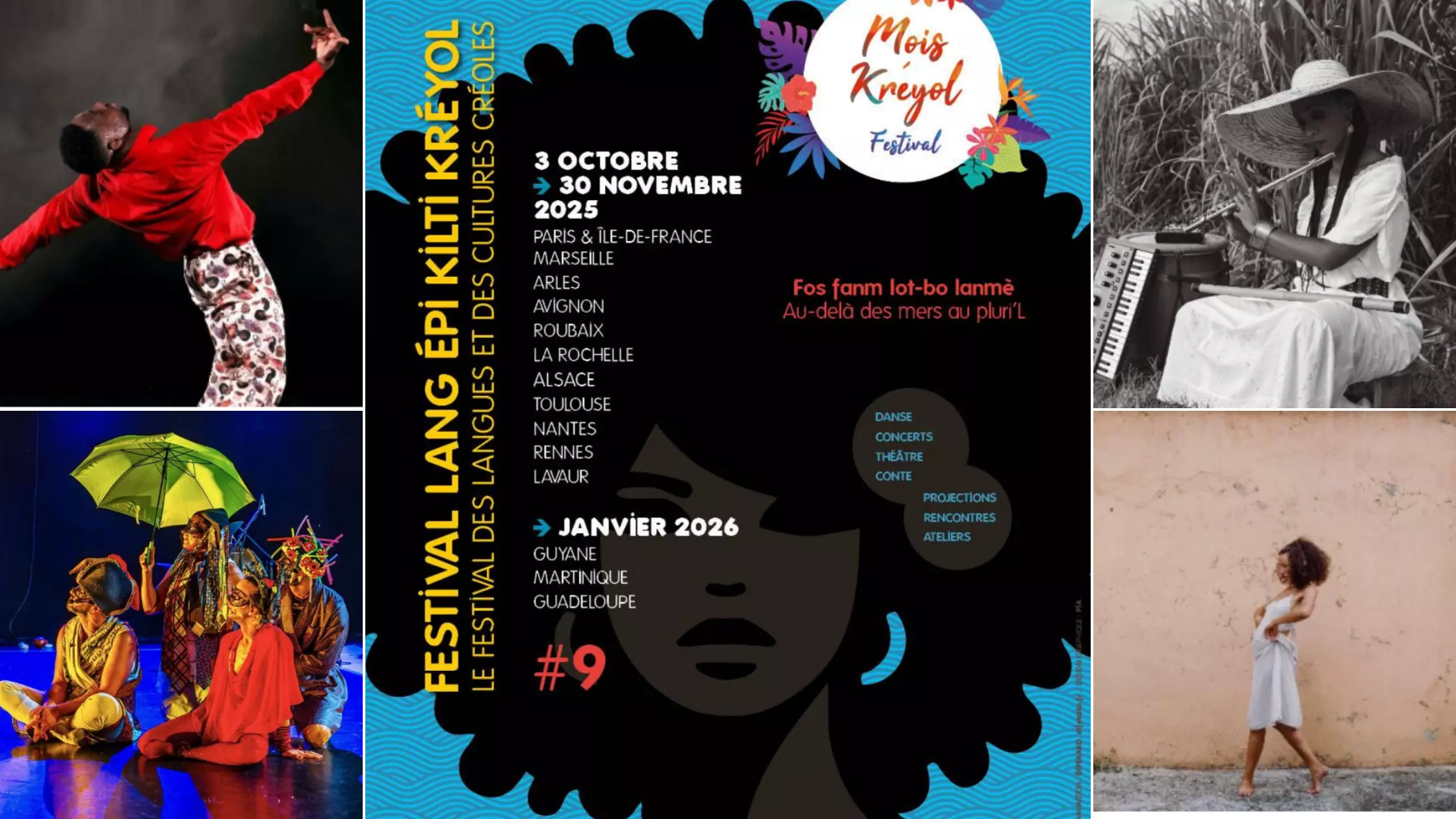 Festival le Mois Kréyol : Une 9ème édition qui entend célébrer les parcours des grandes figures féminines issues du monde créole