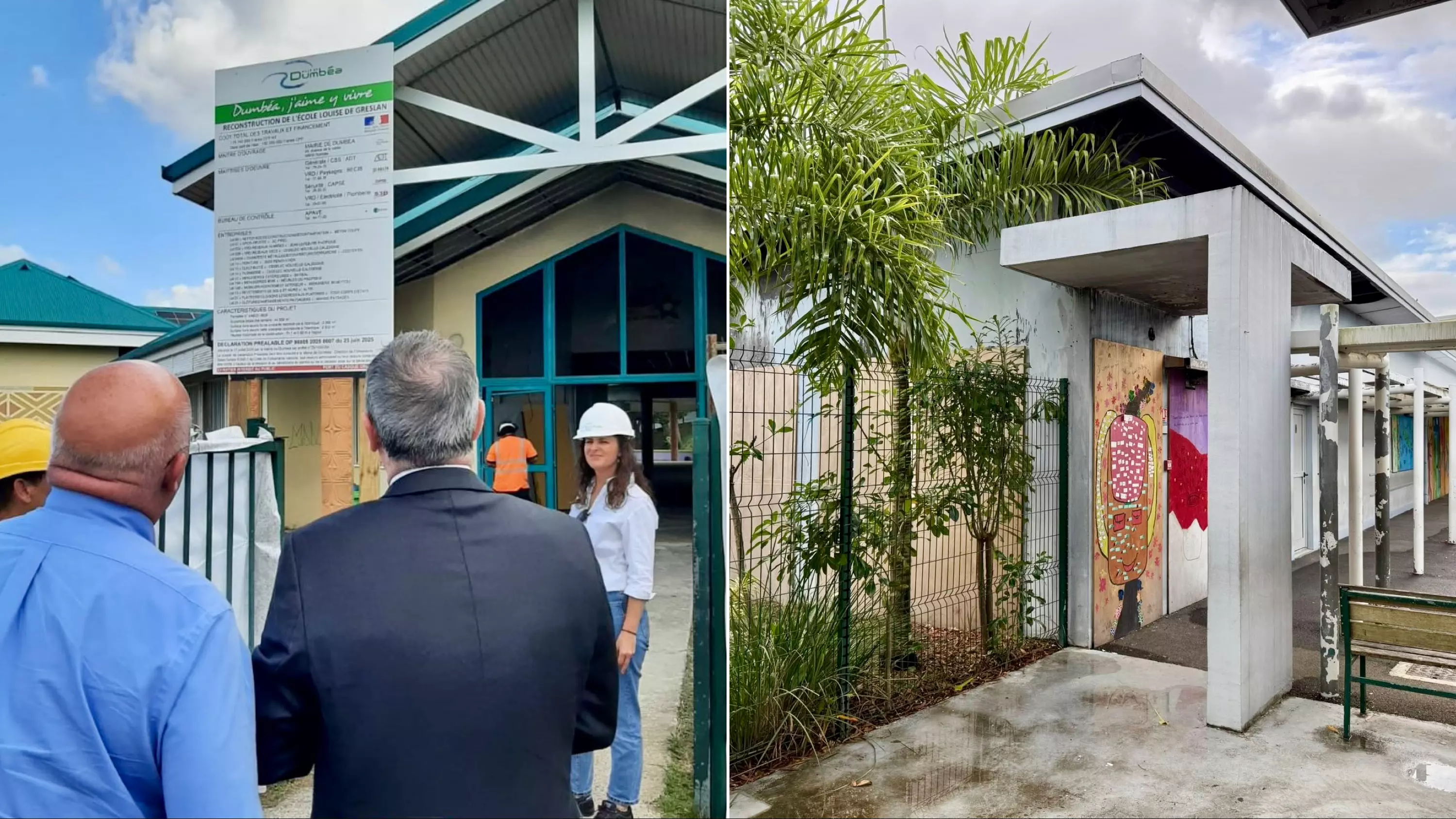 Nouvelle-Calédonie : À Dumbéa, la reconstruction des écoles incendiées et détériorées lors des émeutes de 2024 a commencé