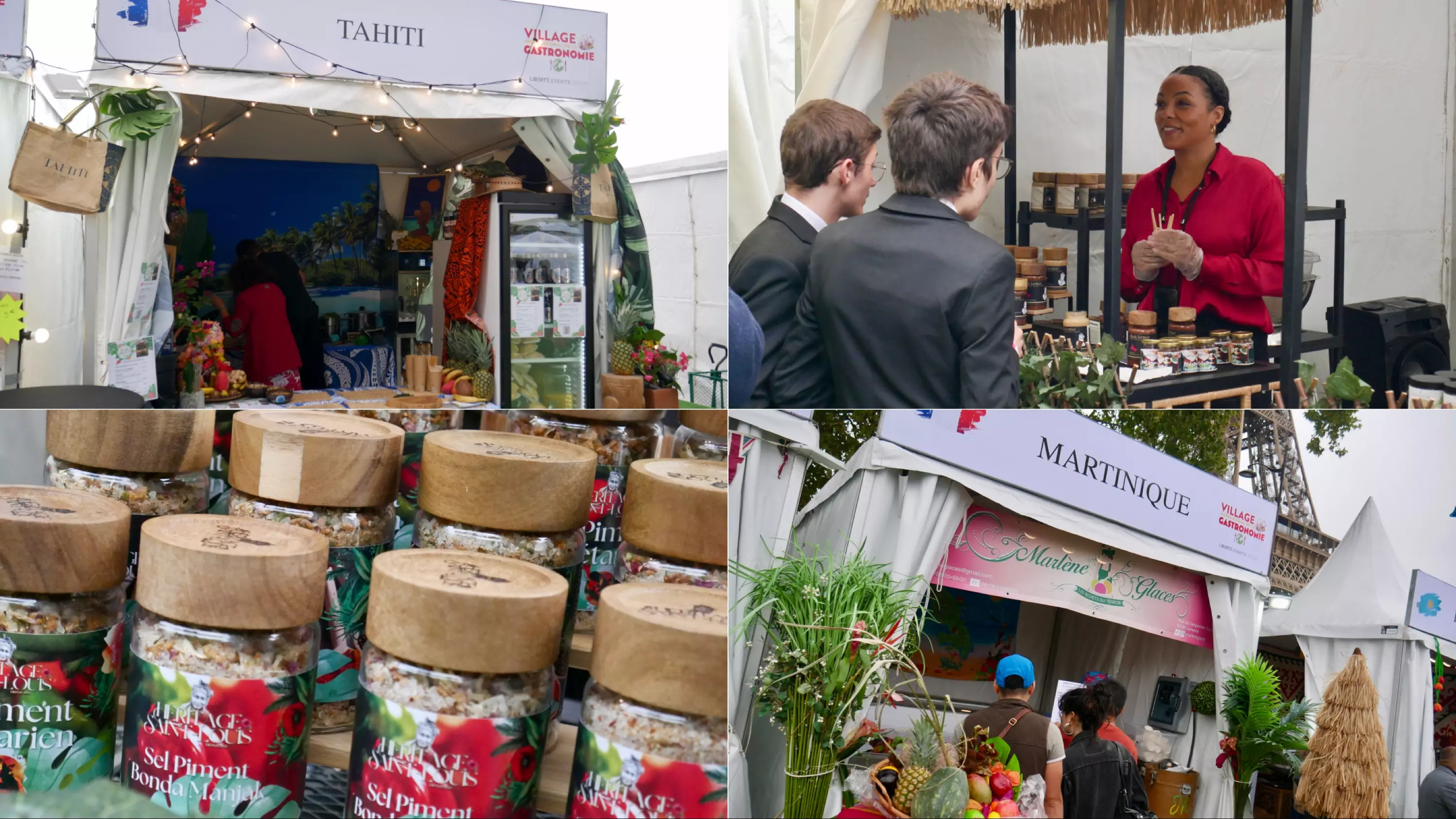 Les Outre-mer présents au Village International de la Gastronomie au pied de la Tour Eiffel