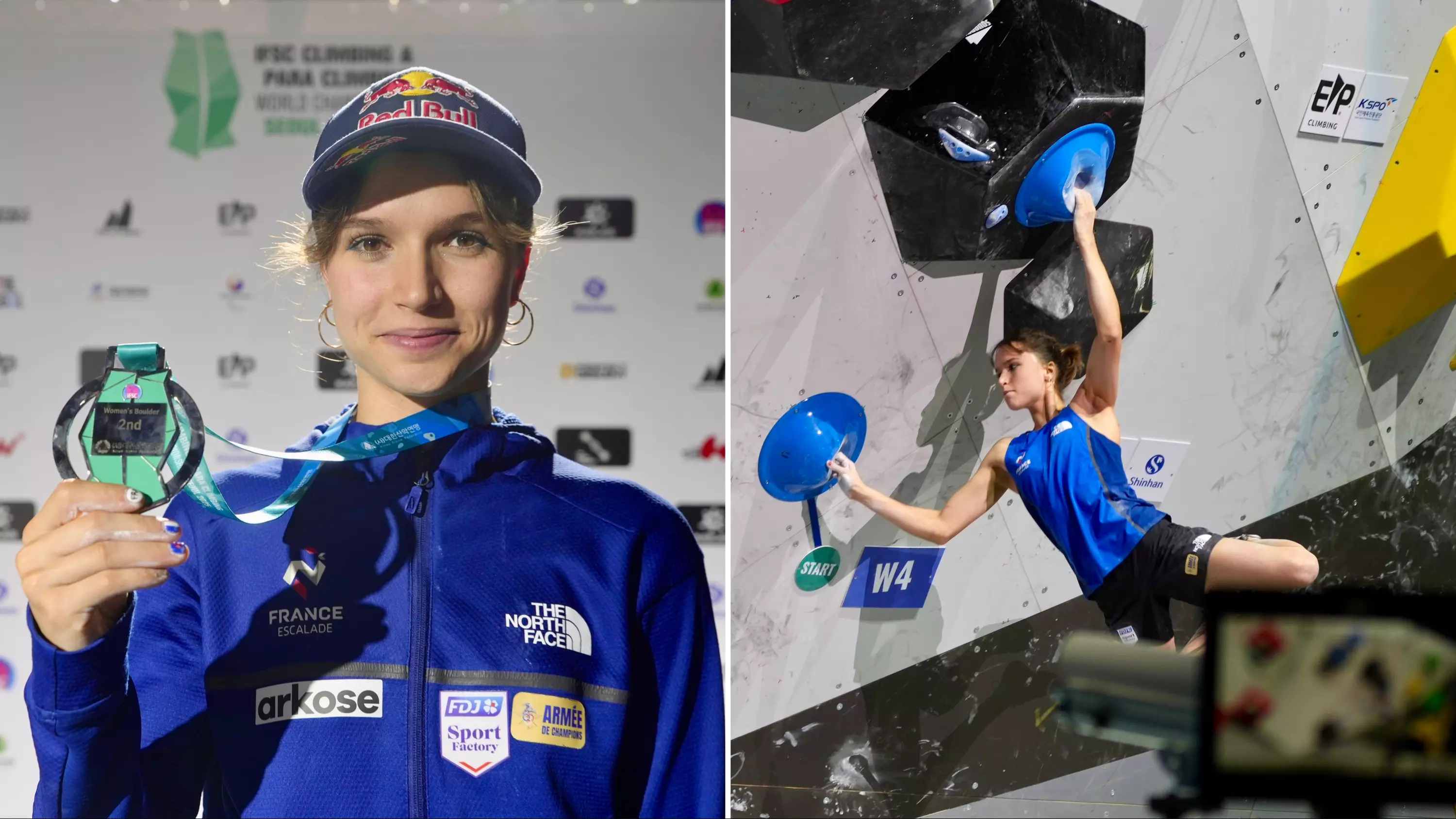 Escalade : La Réunionnaise Oriane Bertone vice-championne du Monde sur l’épreuve de bloc