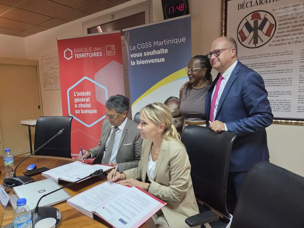 Martinique : La CGSS et la Banque des Territoires s’allient pour favoriser le « bien vieillir » à domicile