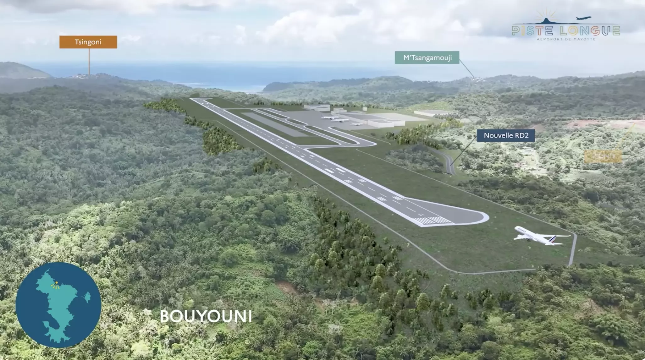 Mayotte : Le chantier du futur aéroport débutera en 2027, avec 20 millions d'euros déjà engagés pour les travaux préparatoires