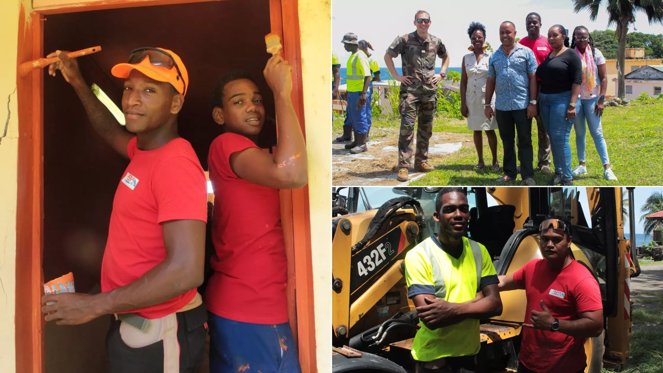 Martinique : Entre chantiers, partenariats, information et engagement citoyen, la 2e compagnie de formation professionnelle (CFP2) du RSMA sur le terrain à Basse-Pointe et au Lorrain