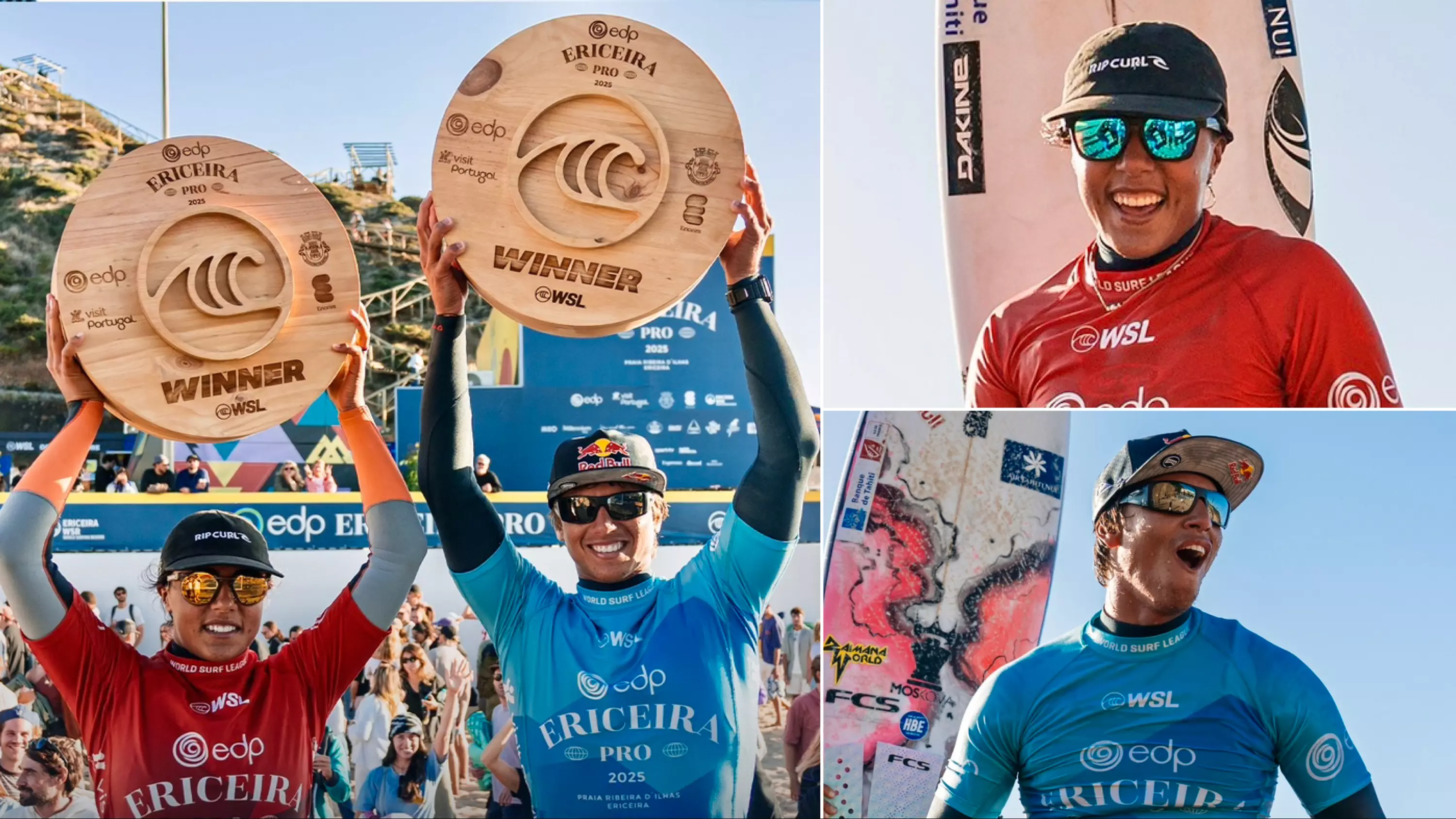 Surf : Les Polynésiens Tya Zebrowski et Kauli Vaast triomphent enfin en Challenger Series