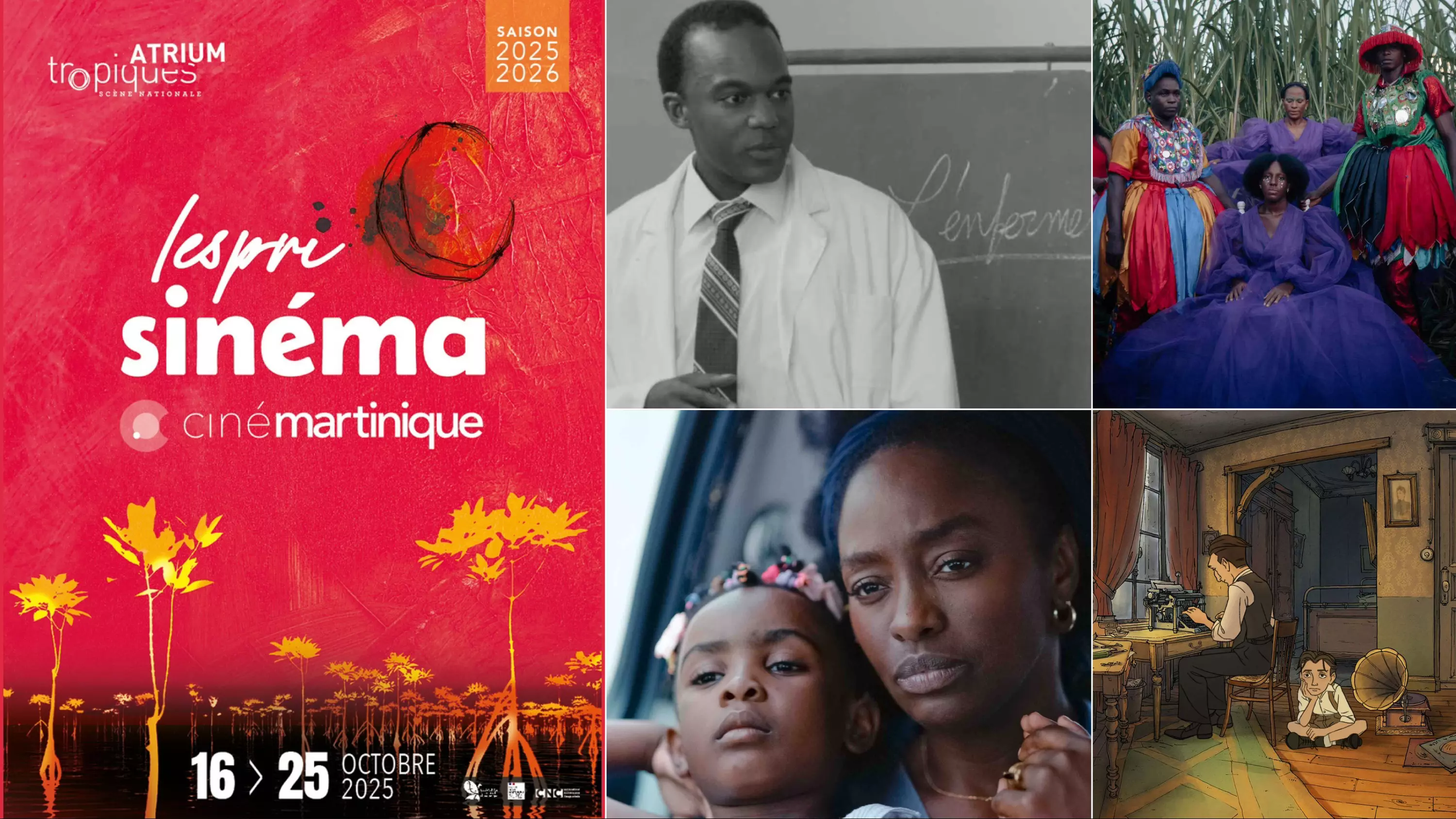 Martinique : Plus de 60 films projetés dans le cadre du Festival « CinéMartinique Lespri Sinéma » 2025 de Tropiques Atrium