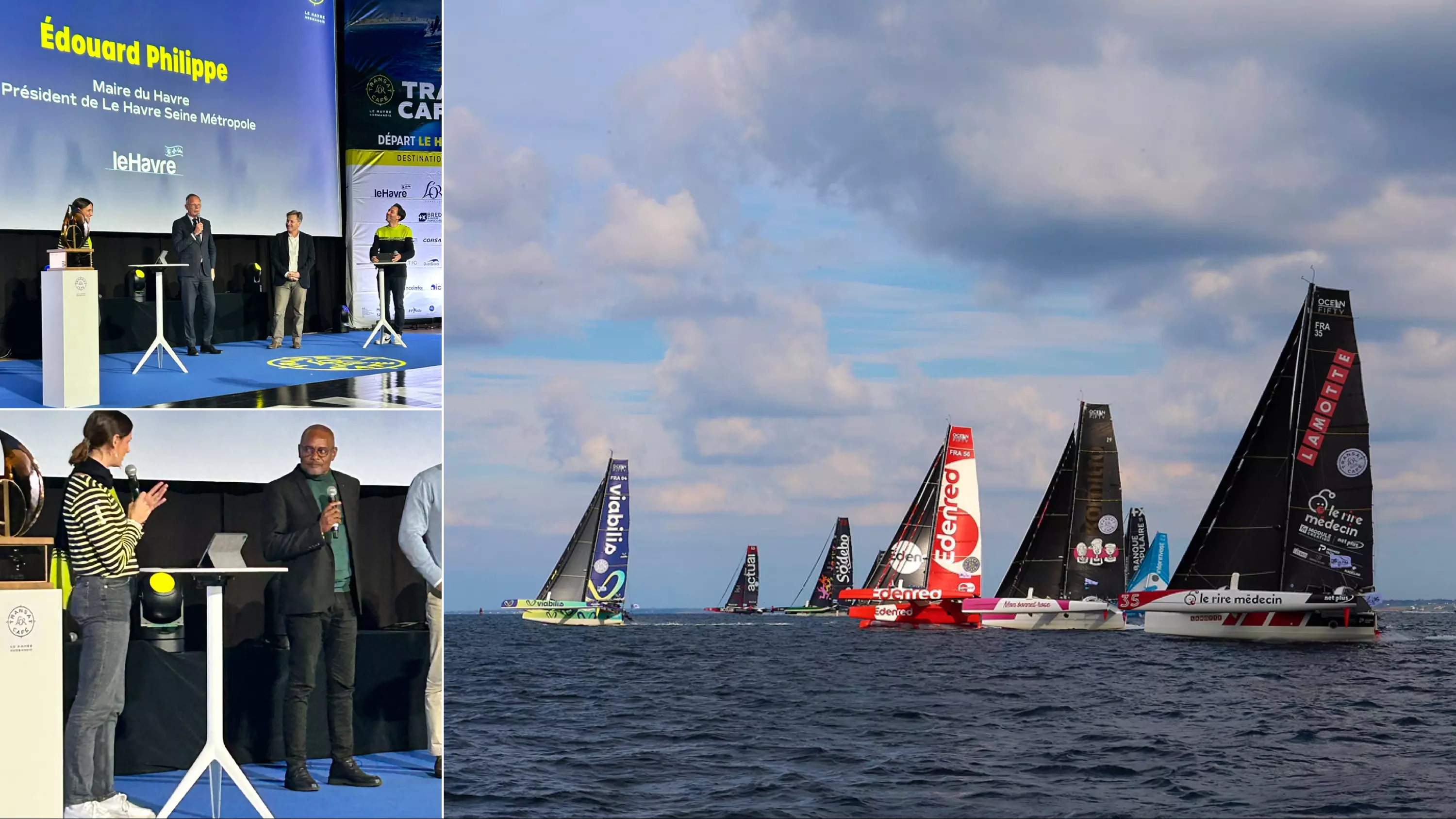 Transat Café L'Or: une flotte de 74 bateaux en partance pour Fort-de-France