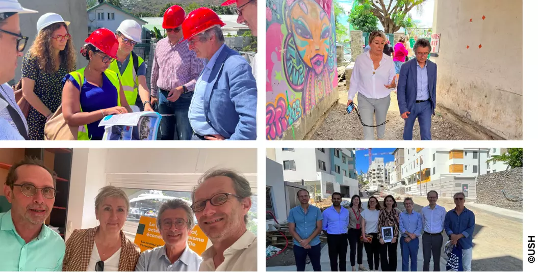 À La Réunion, la FNAR et la Direction Outre-mer de l’USH à la rencontre des acteurs du logement pour une mobilisation collective pour l’habitat social sur le territoire